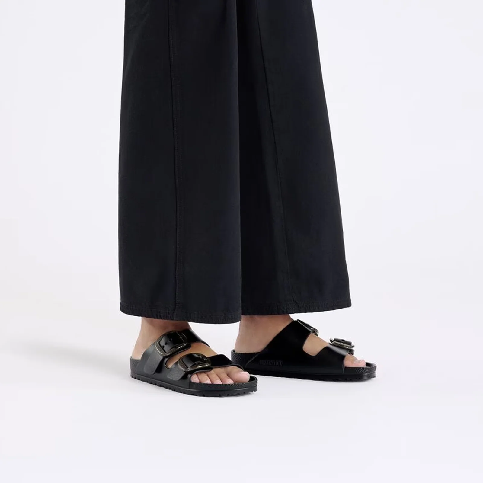 Birkenstock Arizona Big Buckle EVA Slide Sandal (Women) - Black - Image 6