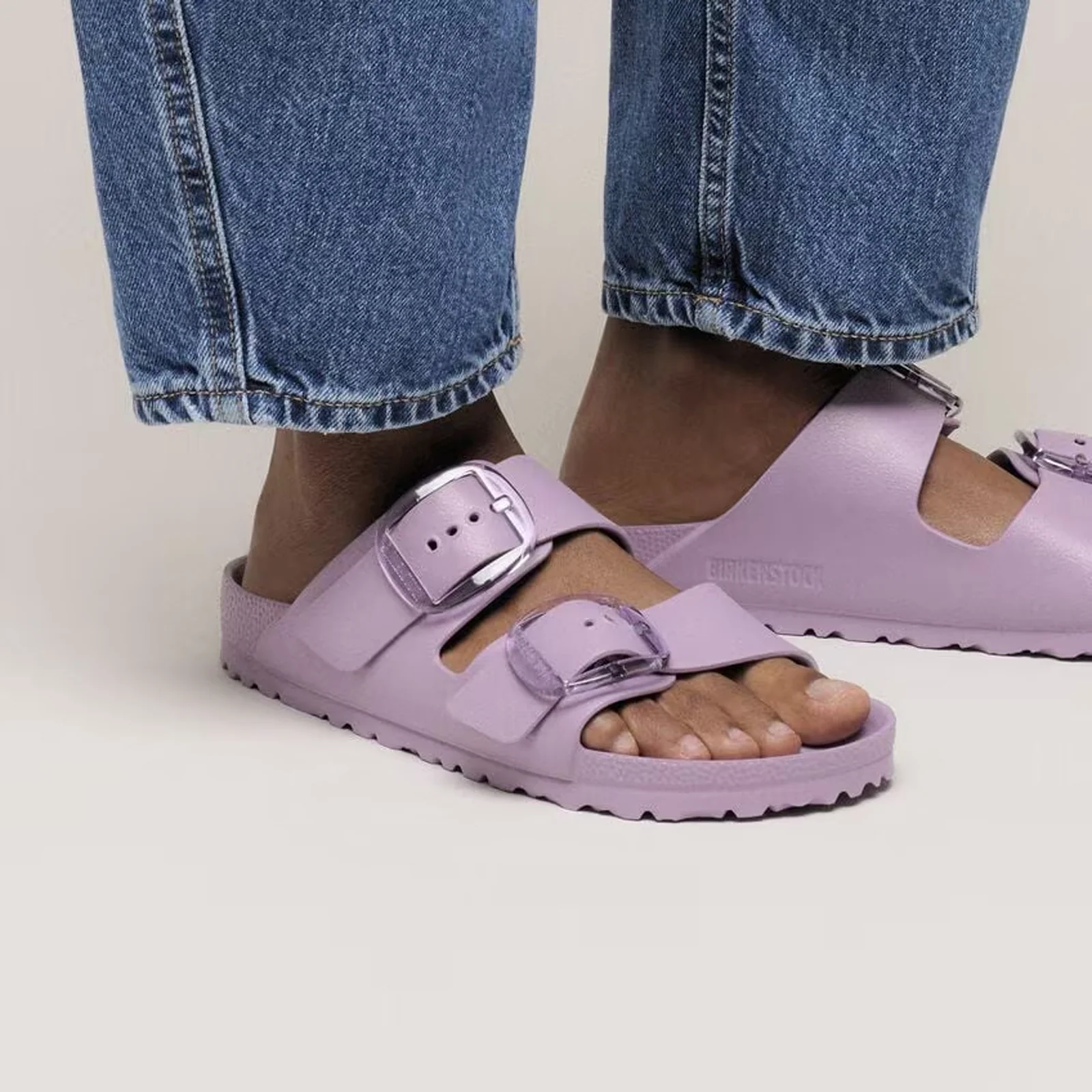 Birkenstock Arizona Big Buckle EVA Slide Sandal (Women) - Mauve - Image 6