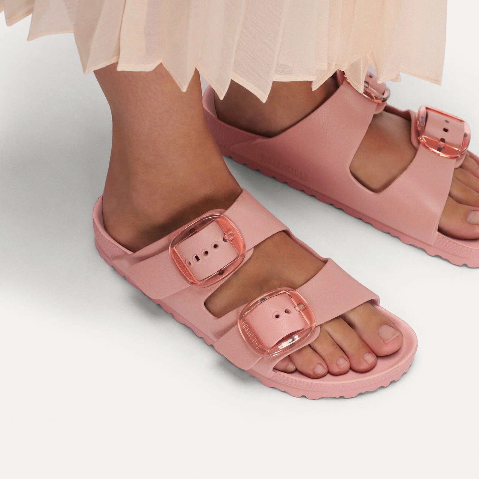 Birkenstock Arizona Big Buckle EVA Slide Sandal (Women) - Pink Clay - Image 7