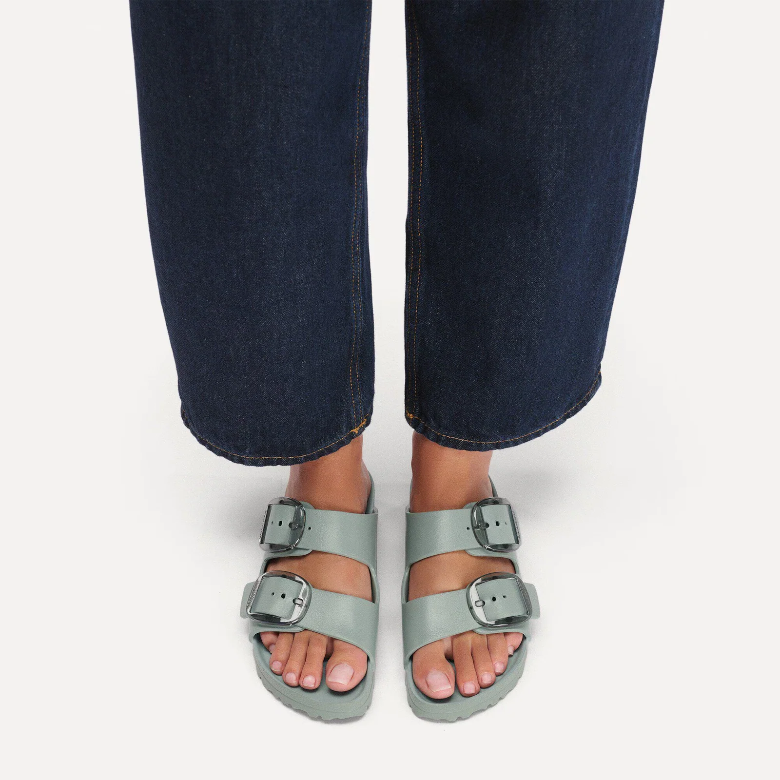 Birkenstock Arizona Big Buckle EVA Slide Sandal (Women) - Pure Sage - Image 6
