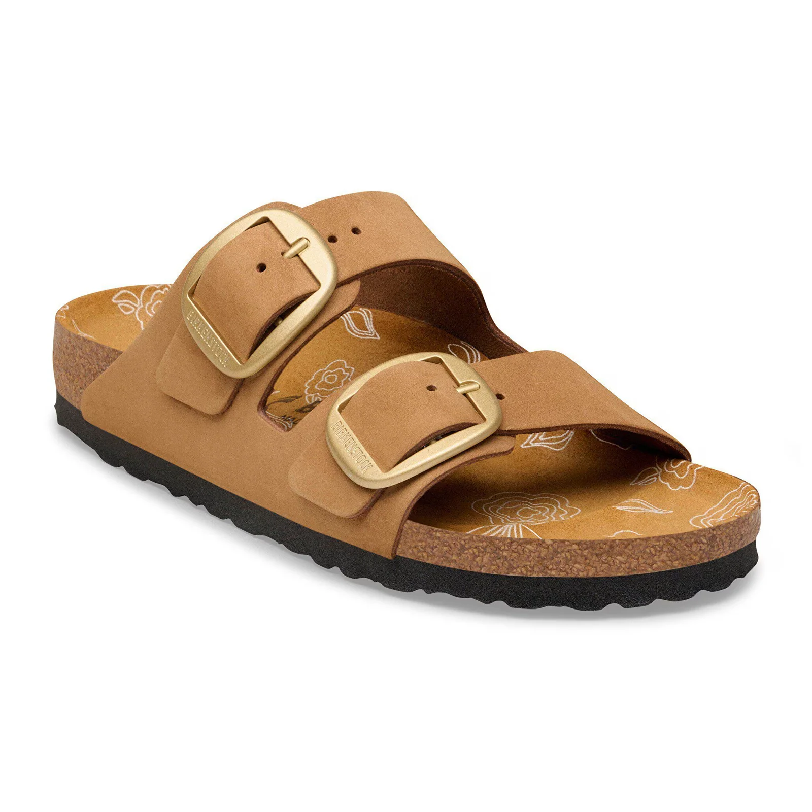 Birkenstock Arizona Big Buckle Narrow Slide Sandal (Women) - Mink Nubuck