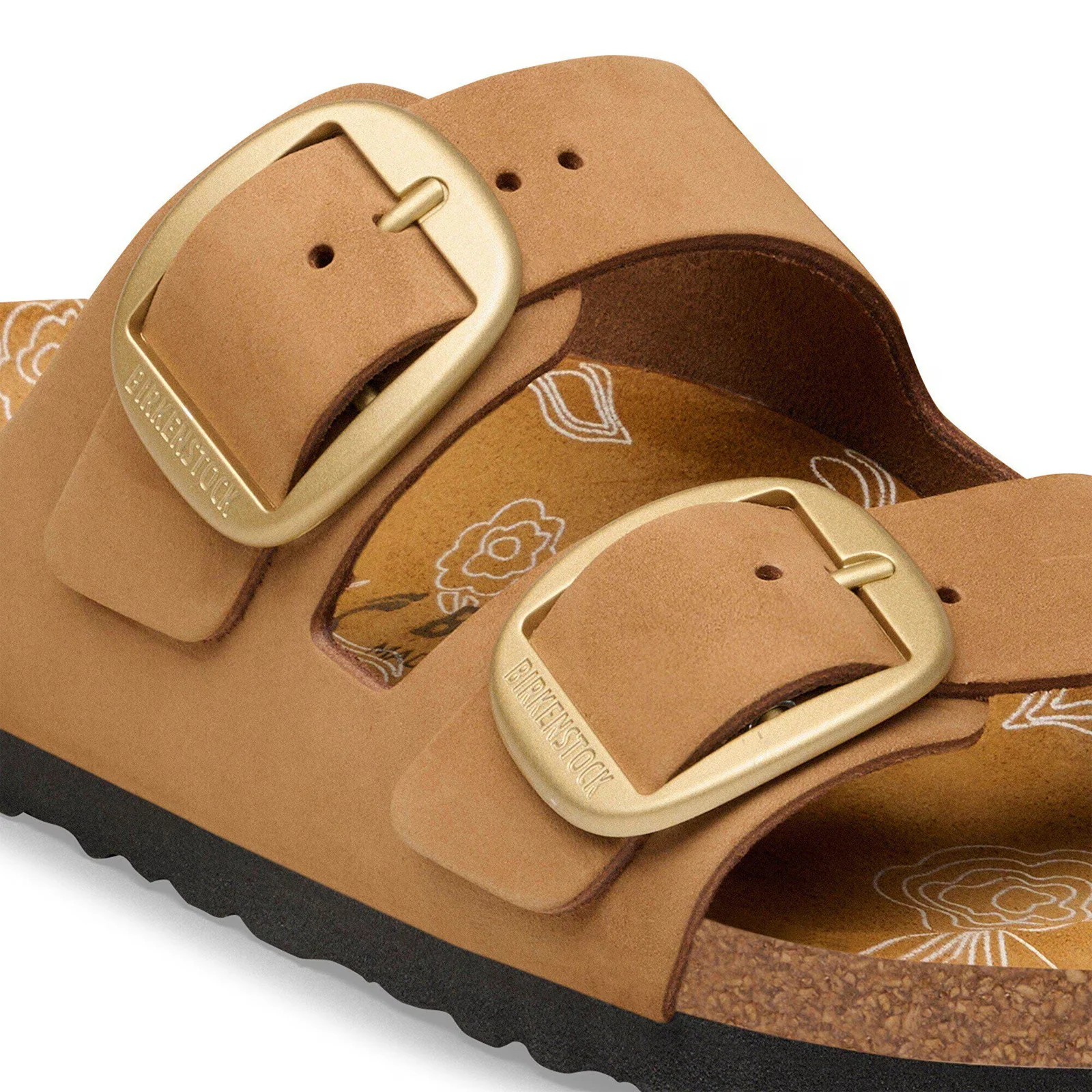 Birkenstock Arizona Big Buckle Narrow Slide Sandal (Women) - Mink Nubuck - Image 5
