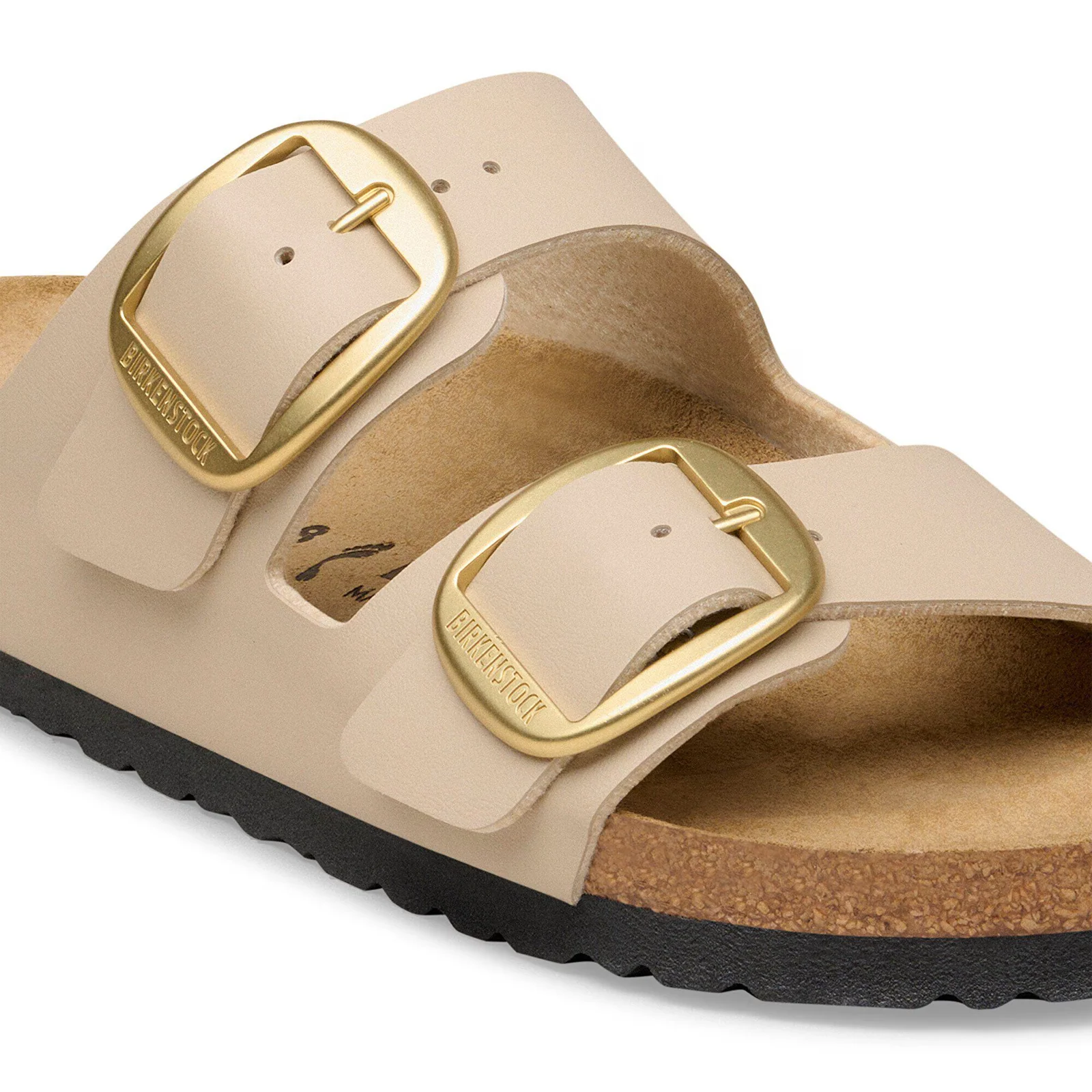 Birkenstock Arizona Big Buckle Narrow Slide Sandal (Women) - Sandcastle Birko-Flor - Image 5