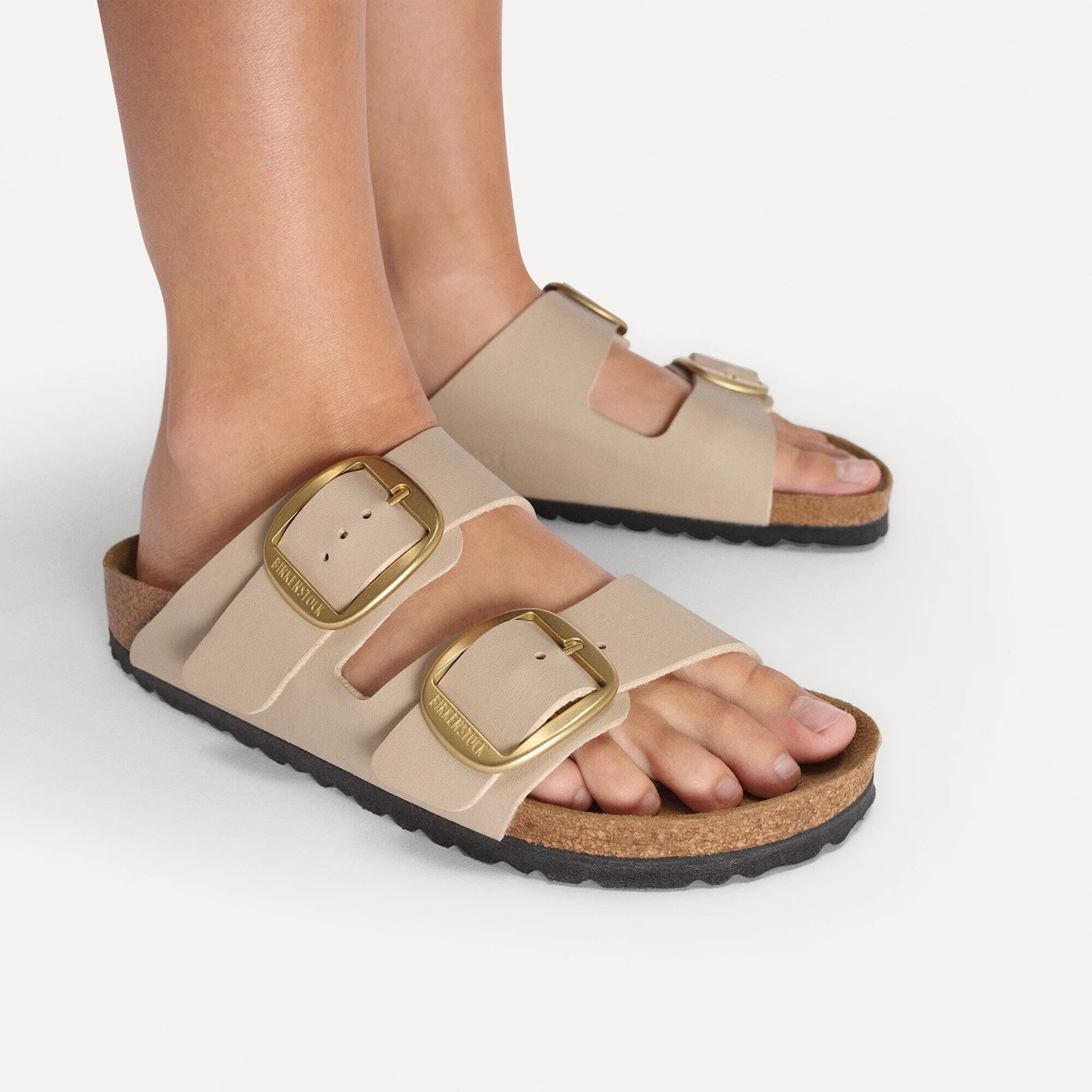 Birkenstock Arizona Big Buckle Narrow Slide Sandal (Women) - Sandcastle Birko-Flor - Image 7