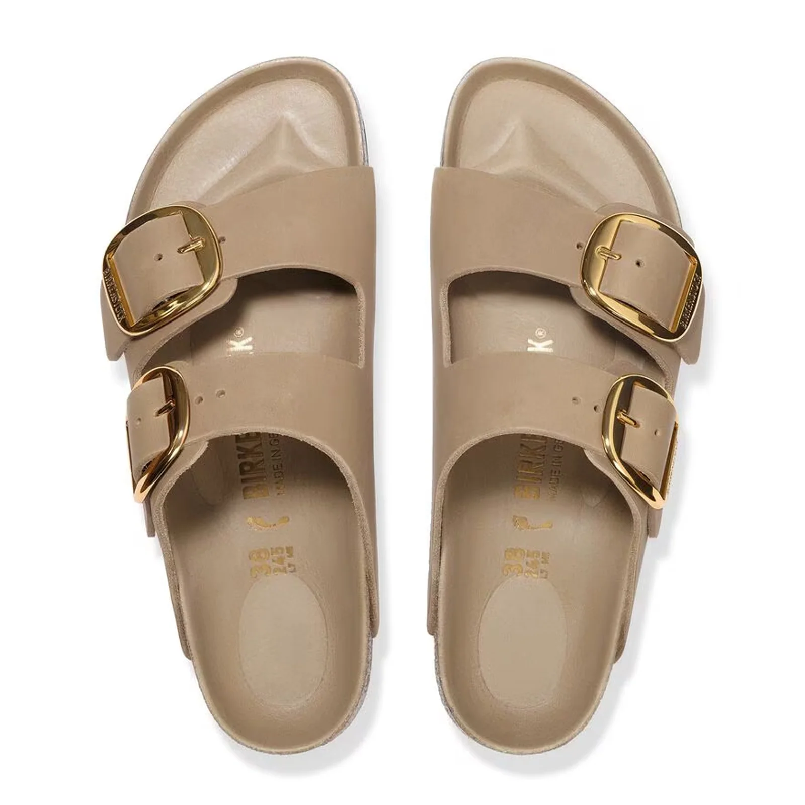 Birkenstock Arizona Big Buckle Slide Sandal (Women) - Tobacco Oiled Leather - Image 2