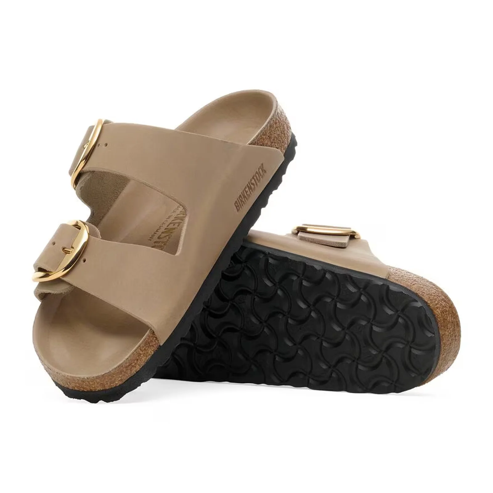 Birkenstock Arizona Big Buckle Slide Sandal (Women) - Tobacco Oiled Leather - Image 3