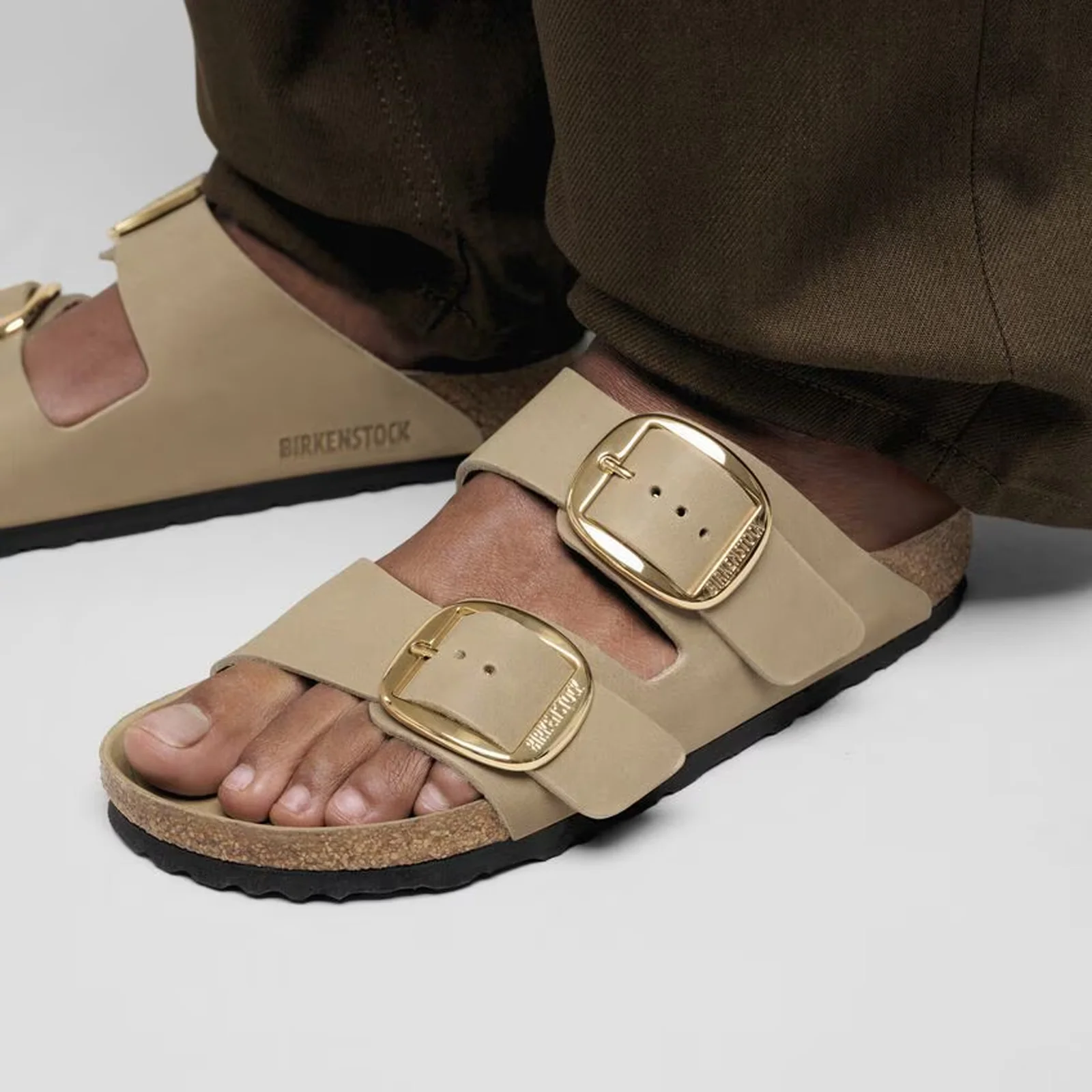 Birkenstock Arizona Big Buckle Slide Sandal (Women) - Tobacco Oiled Leather - Image 6