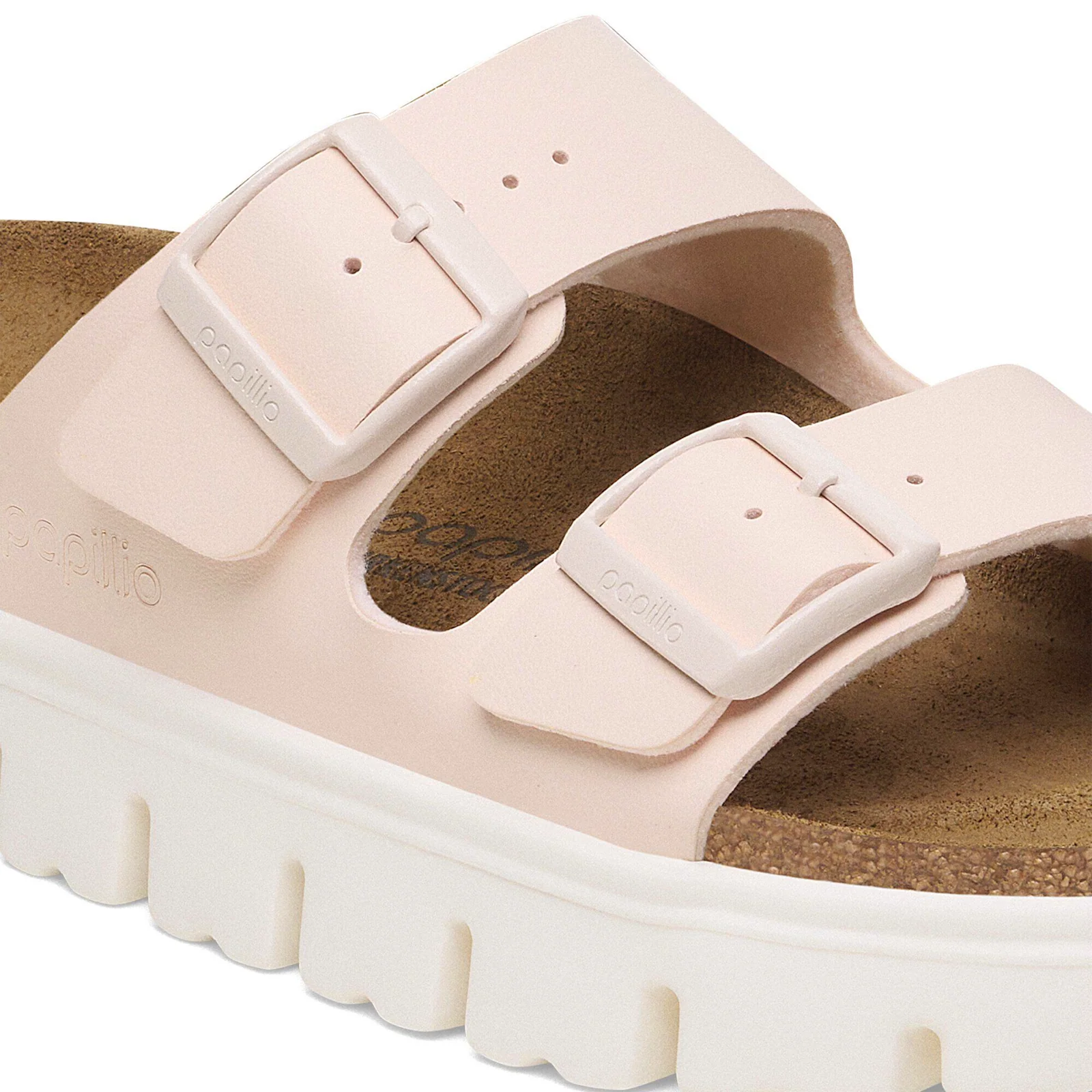 Birkenstock Arizona Chunky Slide Sandal (Women) - Light Rose Birko-Flor - Image 5