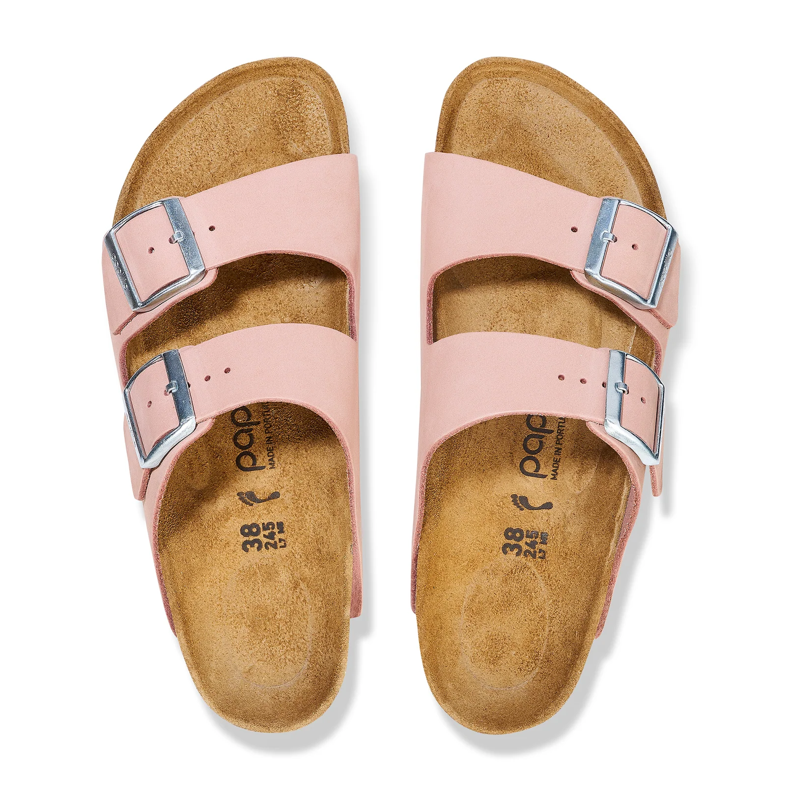 Birkenstock Arizona Exquisite Flex Platform Slide Sandal (Women) - Soft Pink Nubuck - Image 2