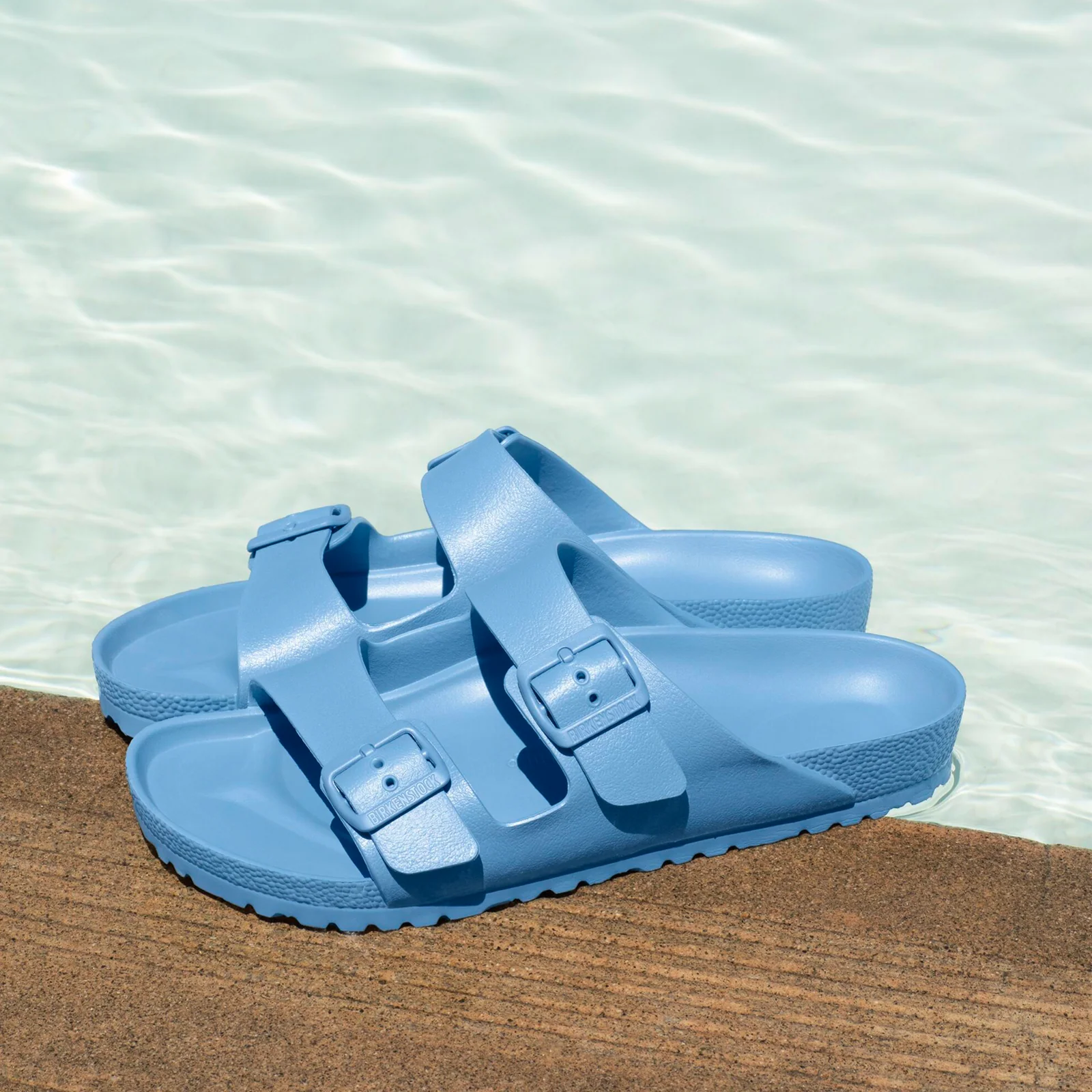 Birkenstock Arizona EVA Narrow Slide Sandal (Women) - Elemental Blue - Image 4