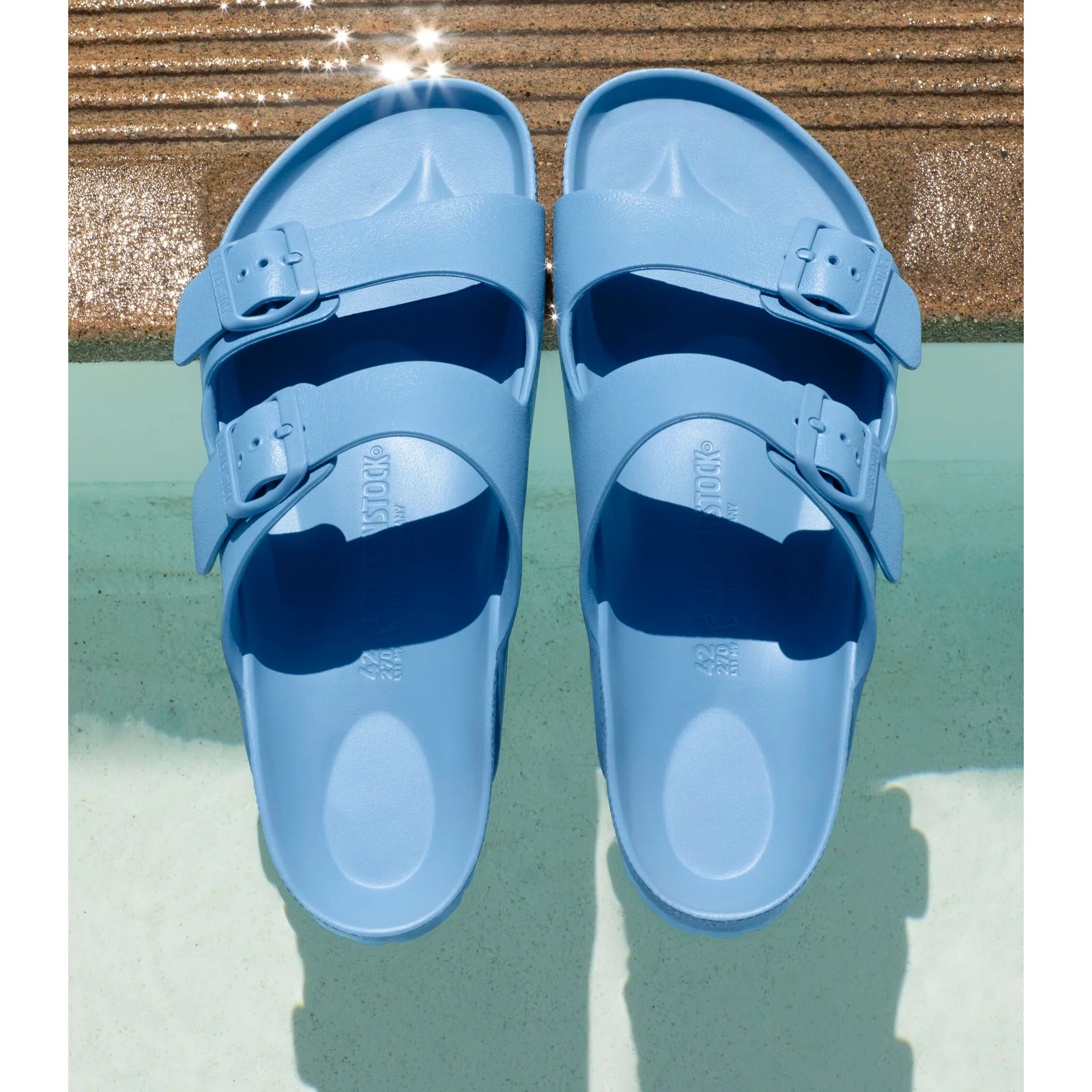 Birkenstock Arizona EVA Narrow Slide Sandal (Women) - Elemental Blue - Image 5
