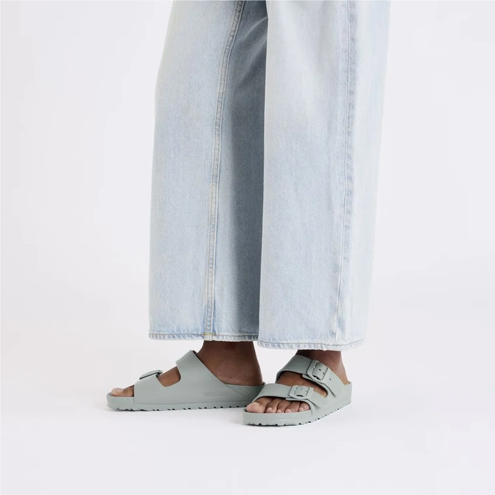 Birkenstock Arizona EVA Narrow Slide Sandal (Women) - Pure Sage - Image 6