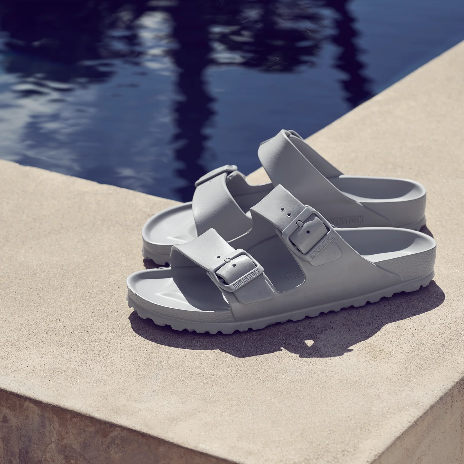 Birkenstock Arizona EVA Slide Sandal (Men) - Stone Coin - Image 8