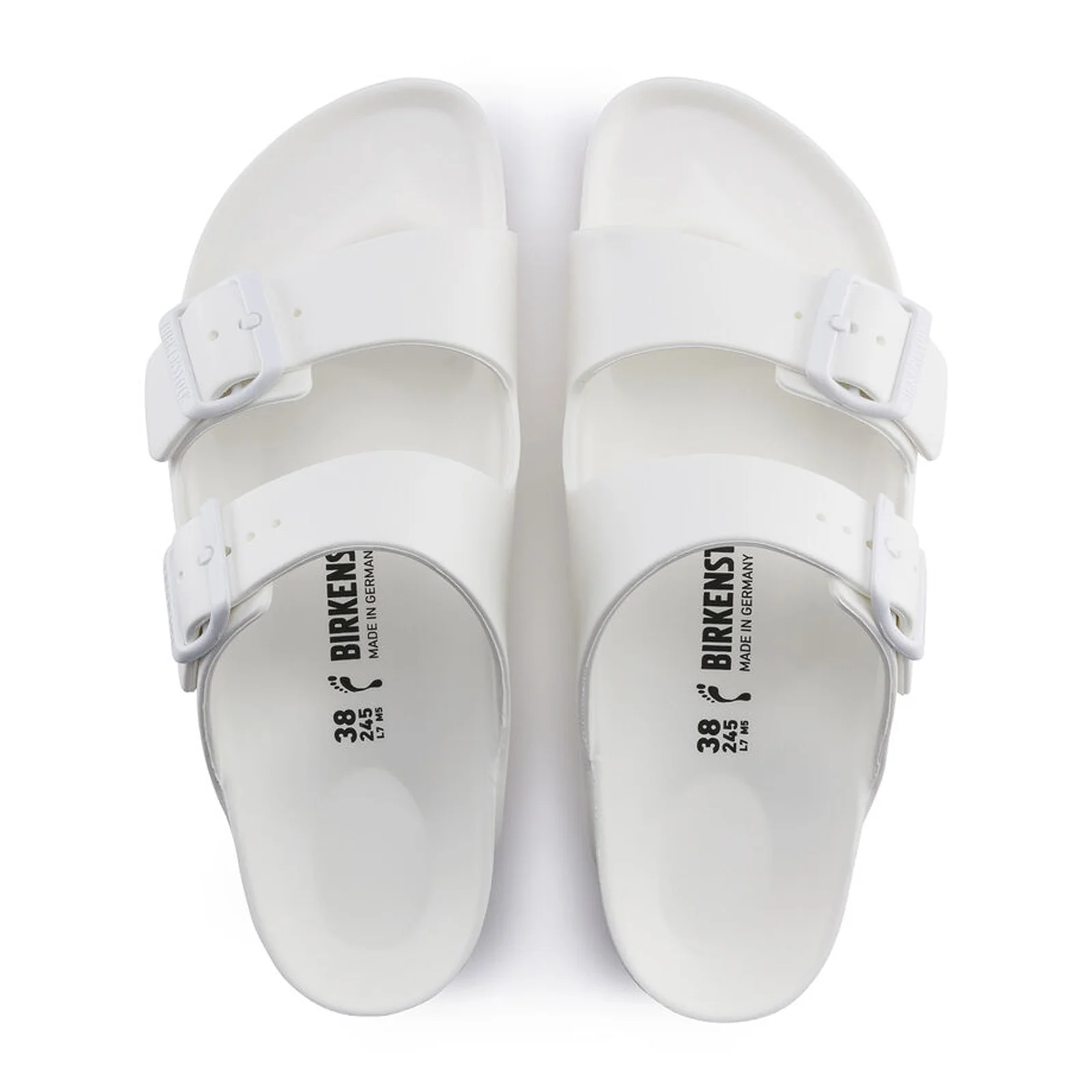 Birkenstock Arizona EVA Slide Sandal (Men) - White - Image 2