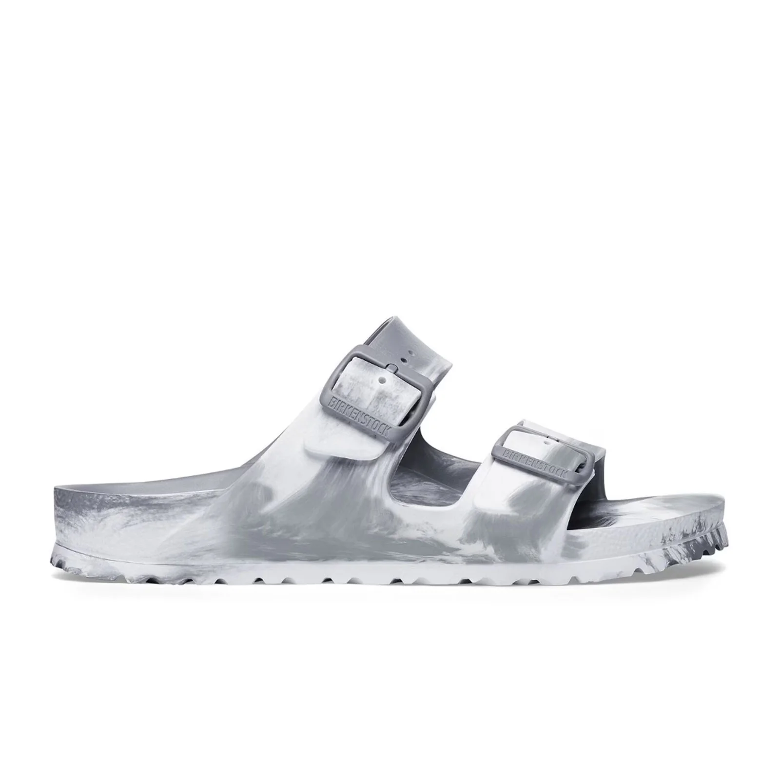 Birkenstock Arizona EVA Narrow Slide Sandal (Women) - Multi Stone Coin/White - Image 5
