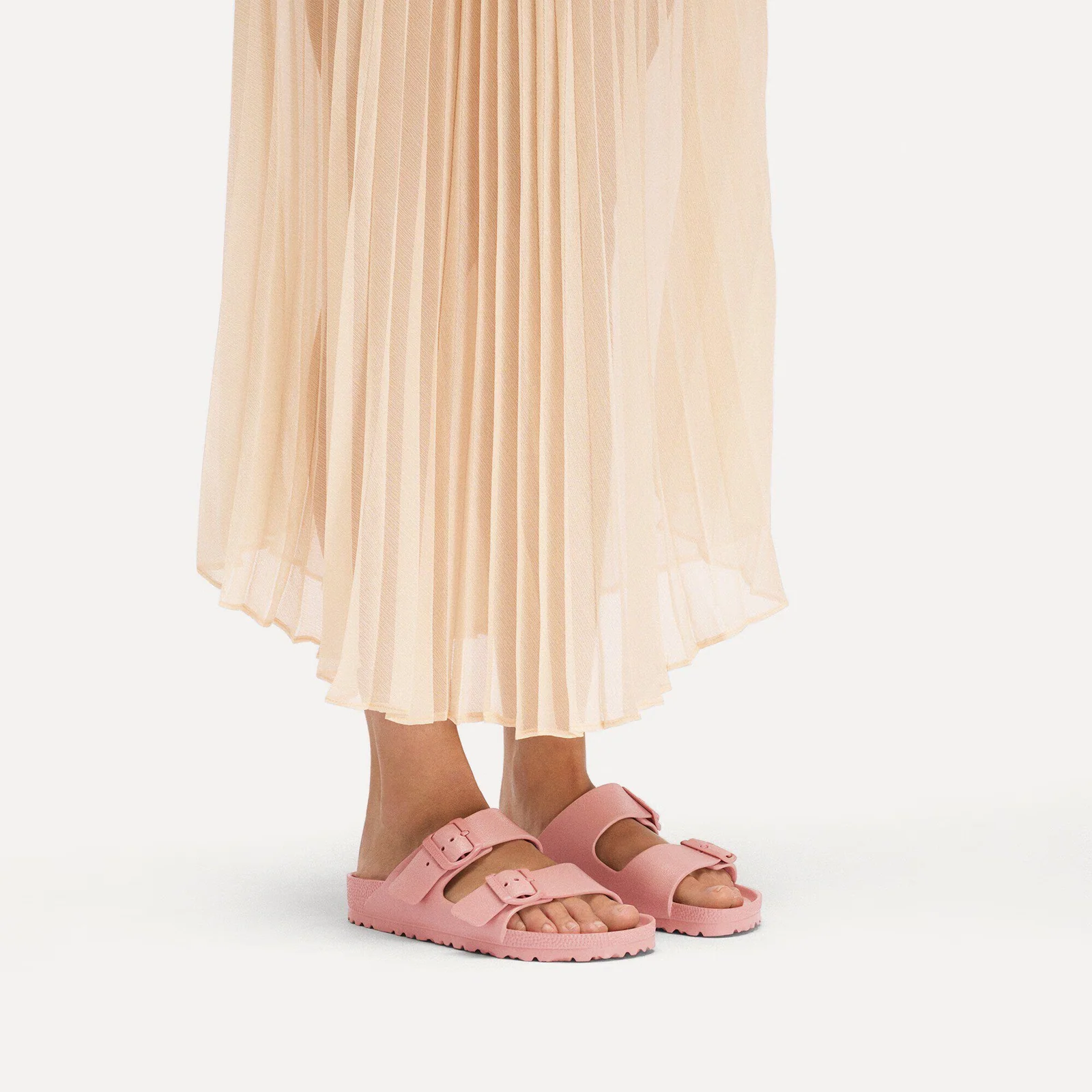 Birkenstock Arizona EVA Narrow Slide Sandal (Women) - Pink Clay - Image 6