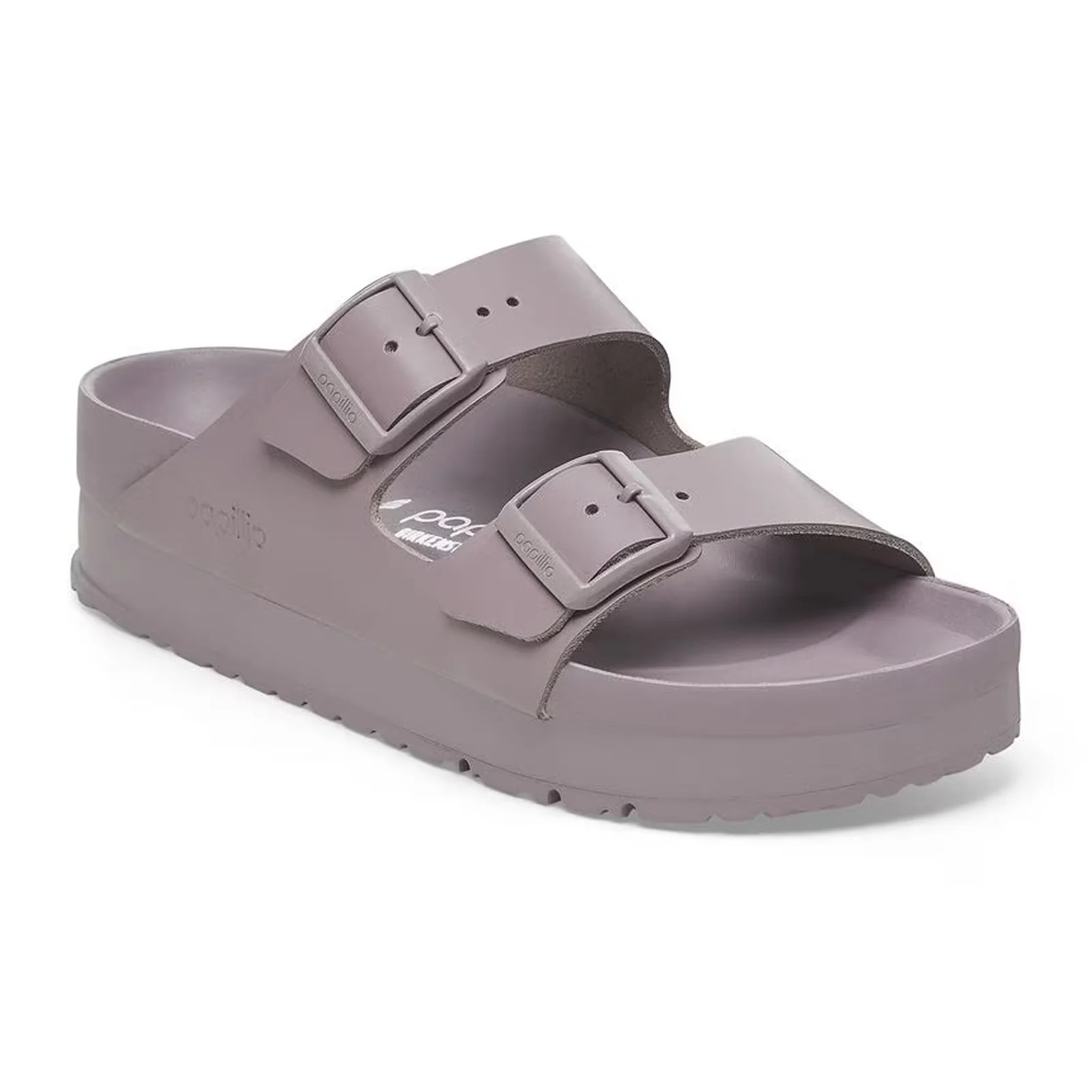 Birkenstock Arizona Flex Platform Slide Sandal (Women) - Faded Purple Leather