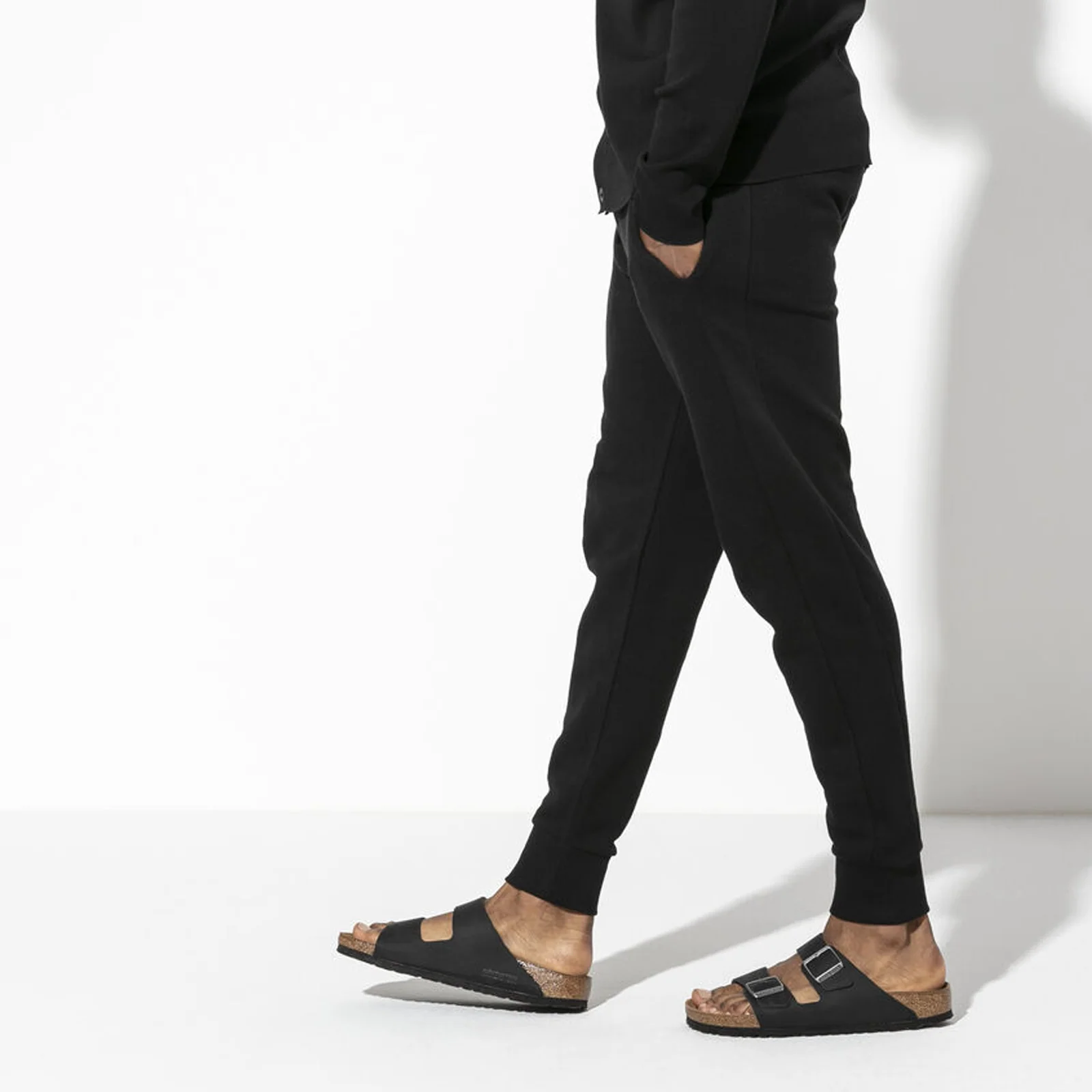 Birkenstock Arizona Narrow Slide Sandal (Unisex) - Black Oiled Leather - Image 7