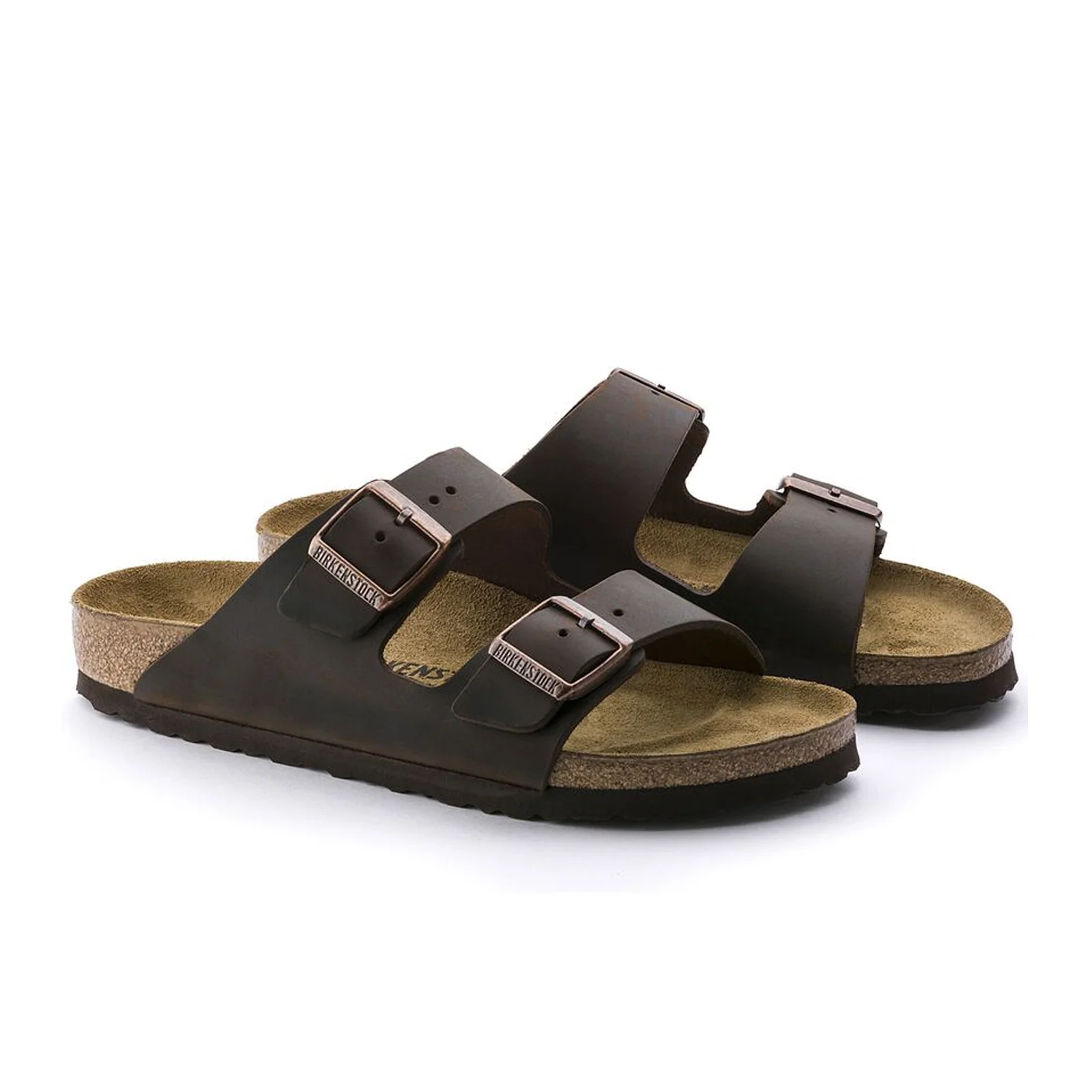 Birkenstock Arizona Narrow Slide Sandal (Unisex) - Habana Oiled Leather - Image 4