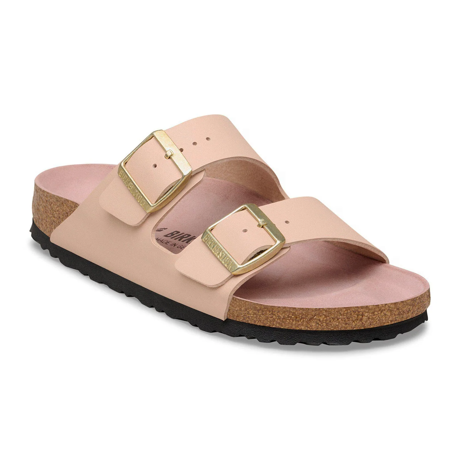 Birkenstock Arizona Narrow Slide Sandal (Women) - New Beige/Pink Clay