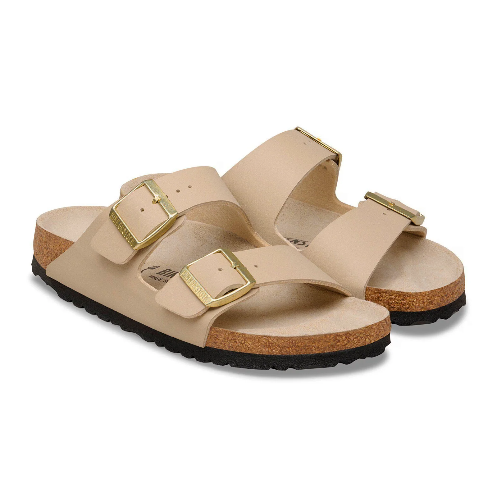 Birkenstock Arizona Narrow Slide Sandal (Women) - Sandcastle/Oyster - Image 4
