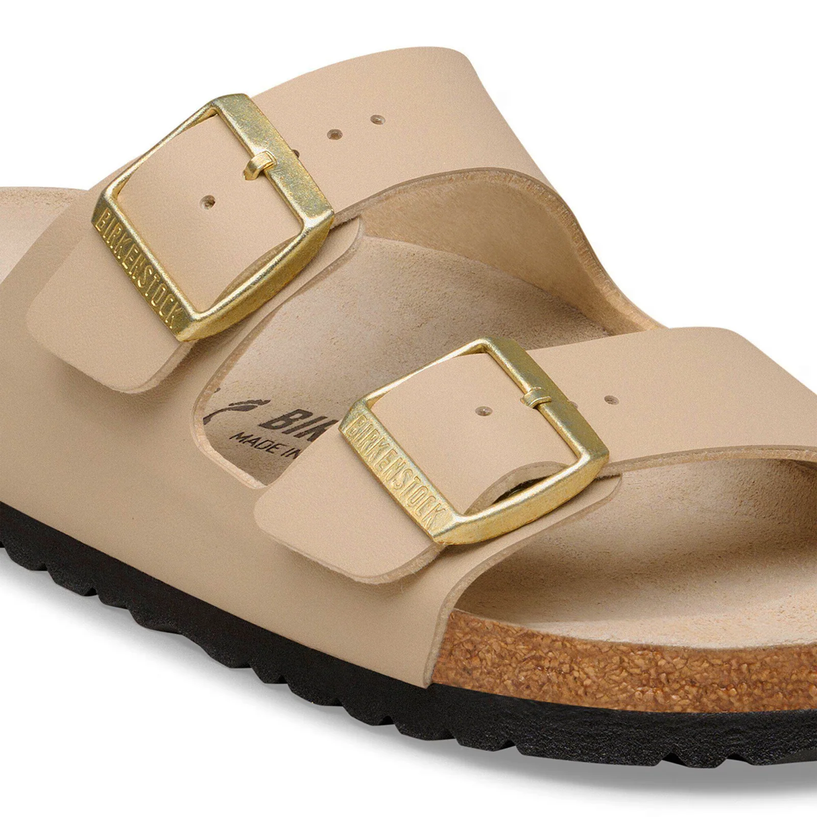 Birkenstock Arizona Narrow Slide Sandal (Women) - Sandcastle/Oyster - Image 5