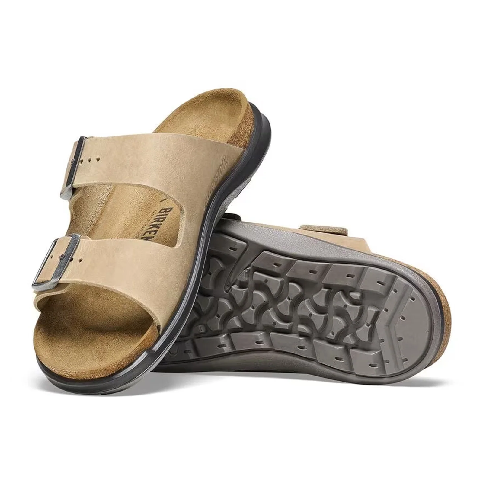 Birkenstock Arizona Crosstown Slide Sandal (Women) - Tobacco Oiled Leather - Image 3