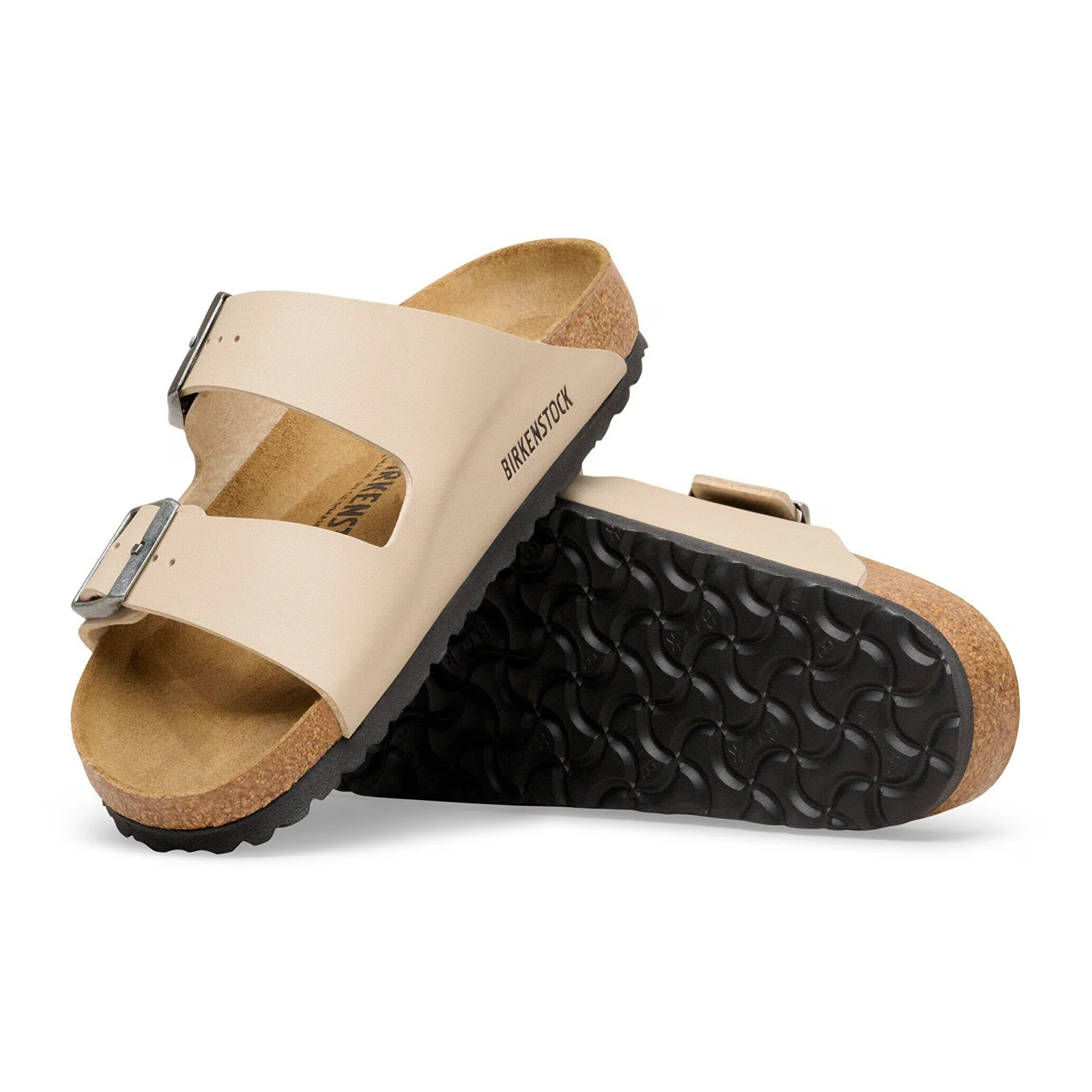 Birkenstock Arizona Slide Sandal (Unisex) - Sandcastle Birko-Flor - Image 3