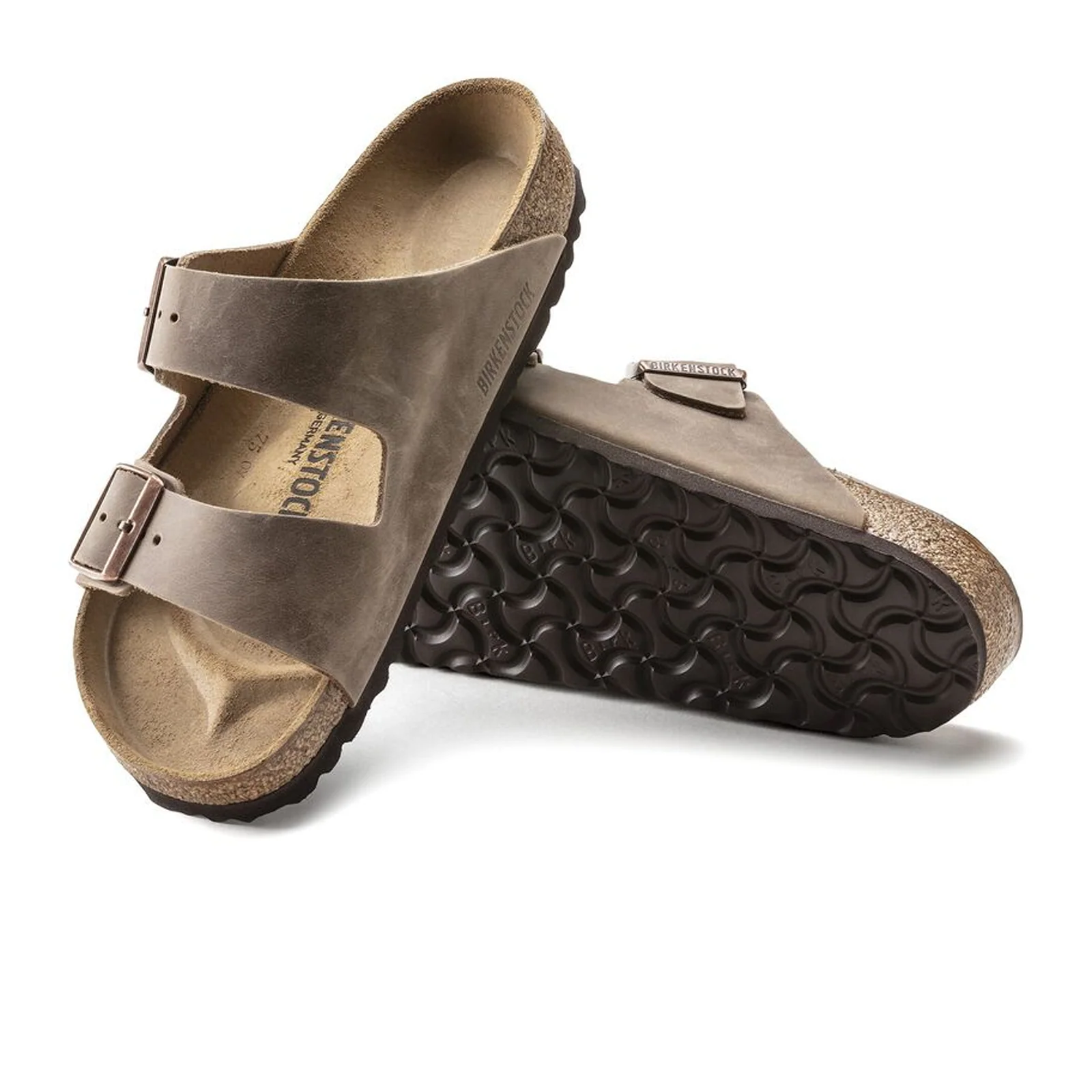 Birkenstock Arizona Slide Sandal (Unisex) - Tobacco Oiled Leather - Image 3