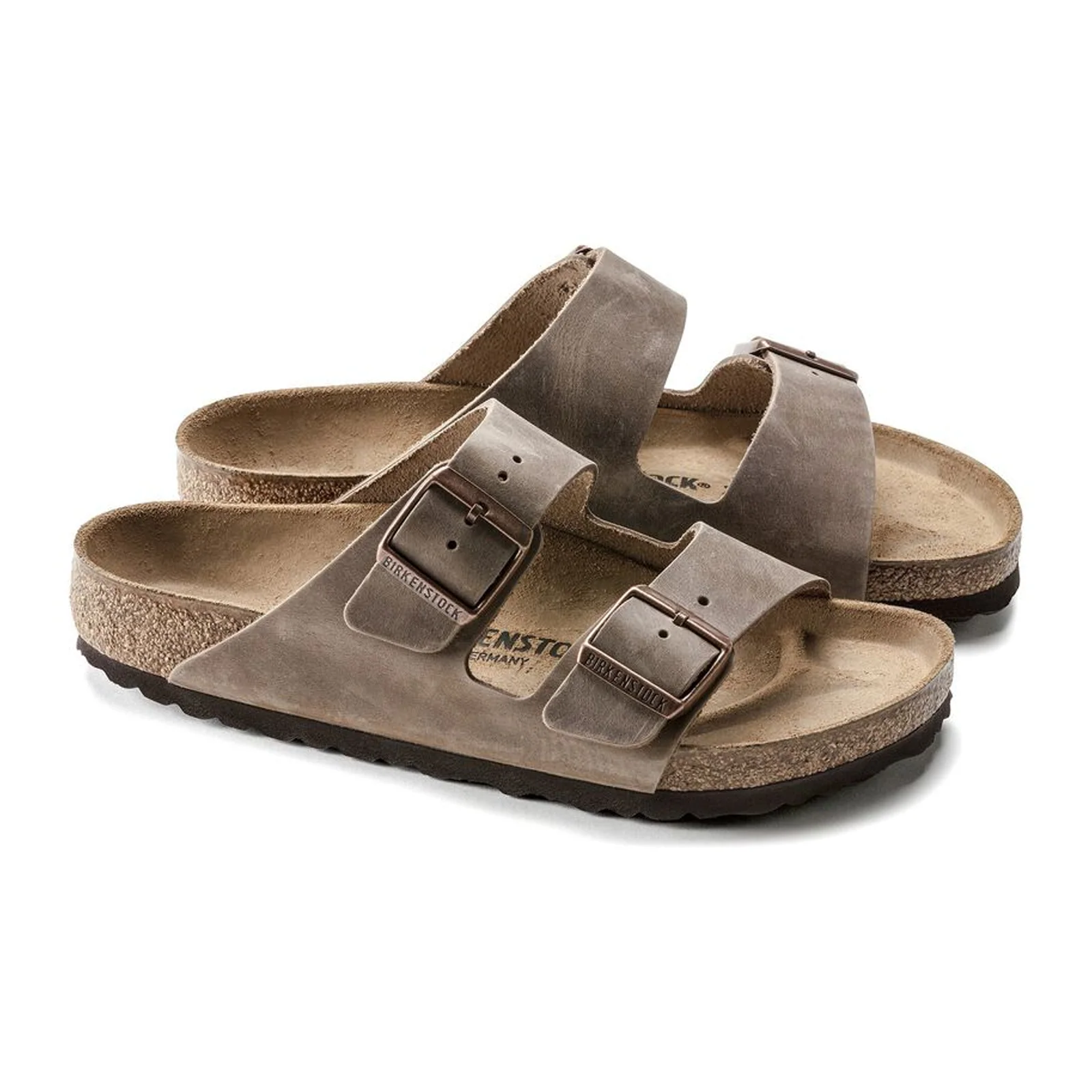 Birkenstock Arizona Slide Sandal (Unisex) - Tobacco Oiled Leather - Image 4