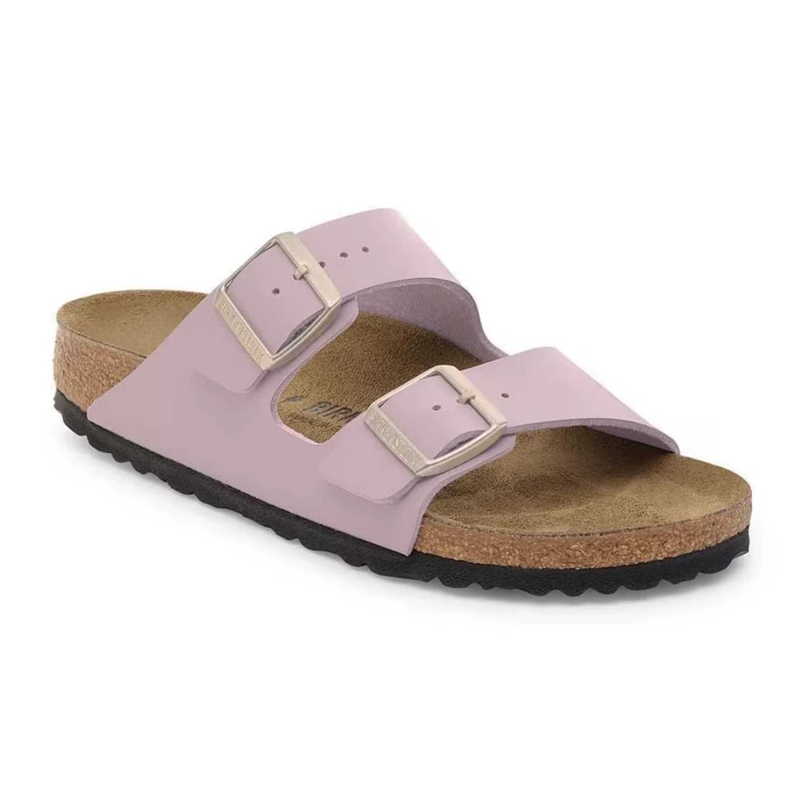 Birkenstock Arizona Slide Sandal (Women) - Faded Purple Birko-Flor
