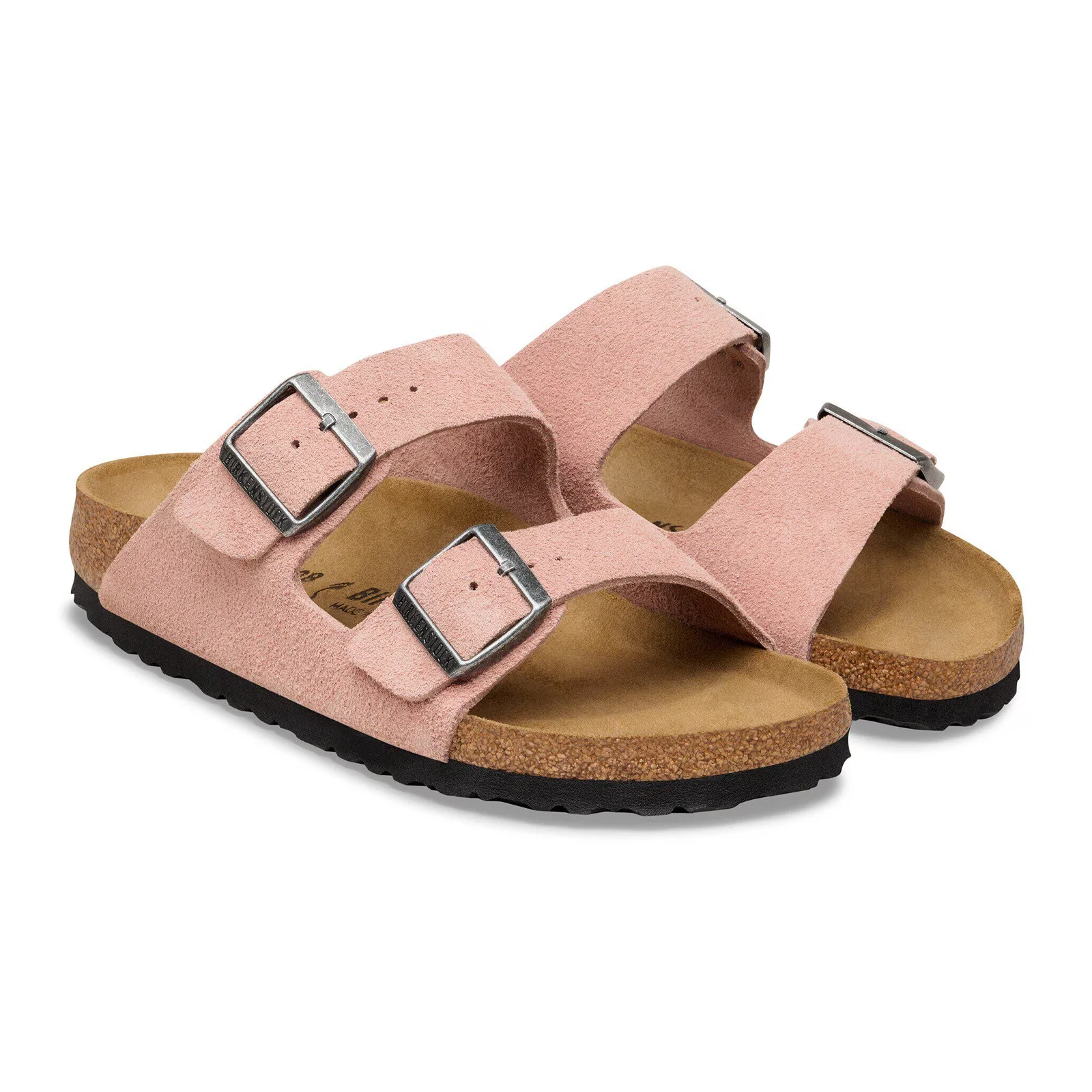 Birkenstock Arizona Slide Sandal (Women) - Pink Clay Suede - Image 4