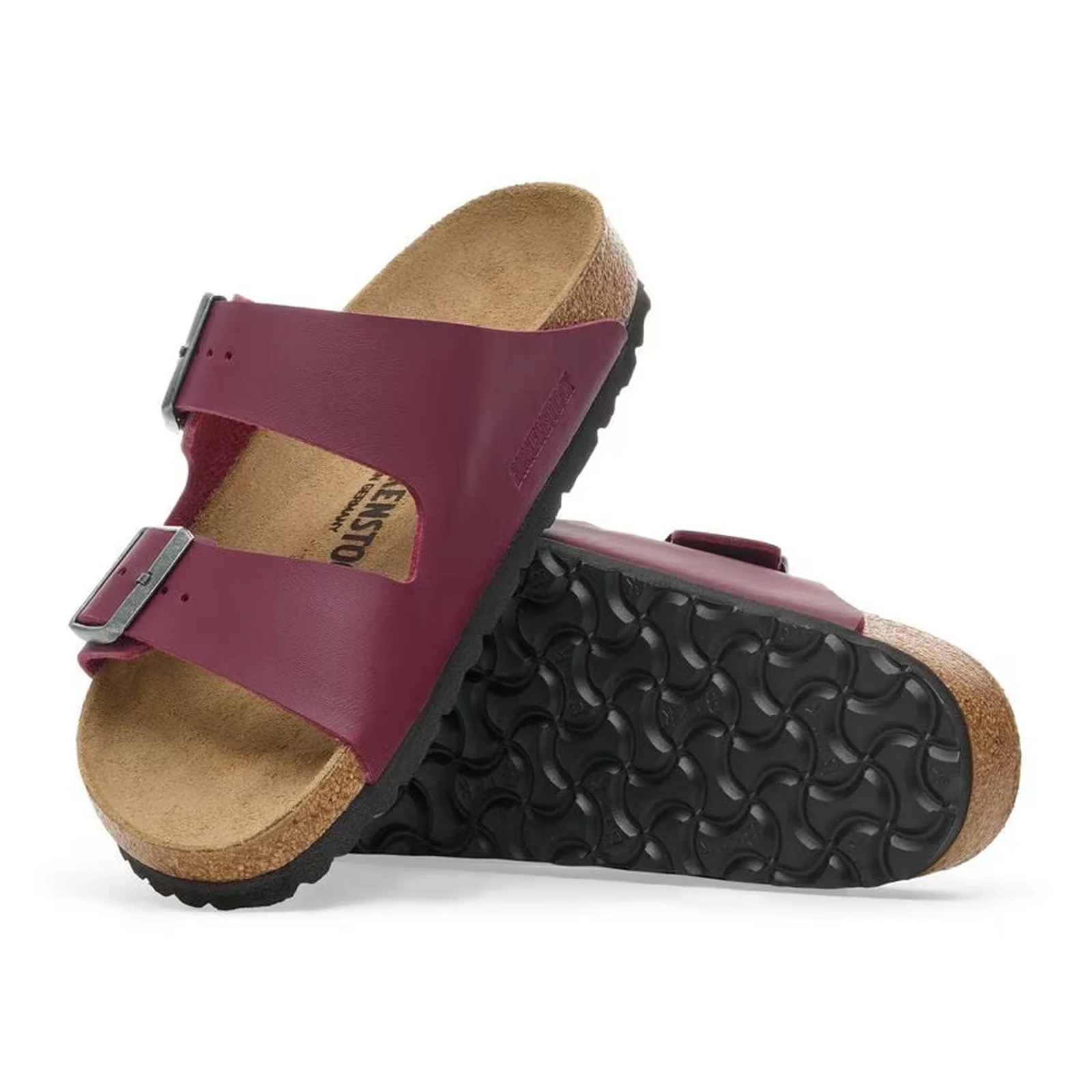 Birkenstock Arizona Slide Sandal (Women) - Zinfandel Birko-Flor - Image 3