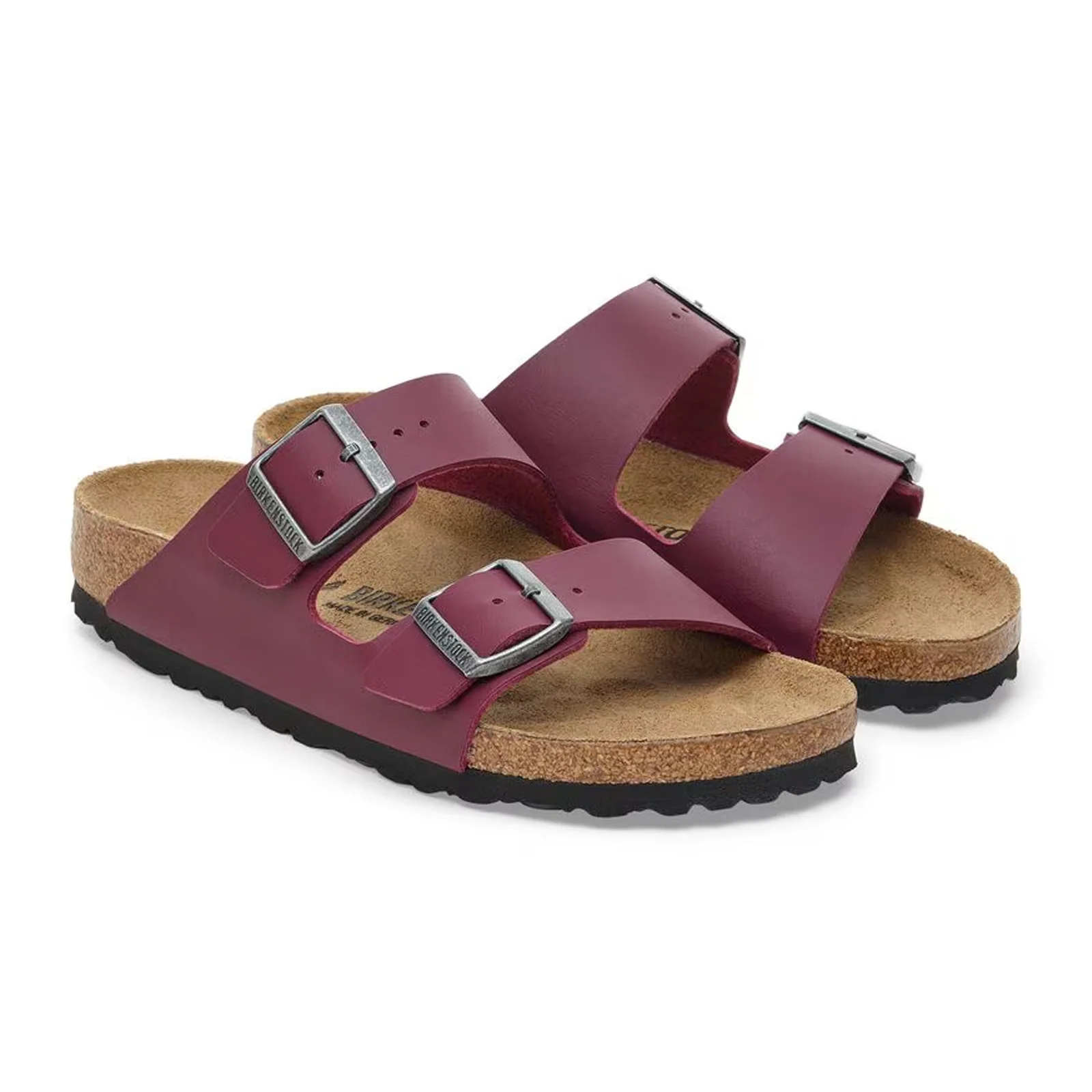 Birkenstock Arizona Slide Sandal (Women) - Zinfandel Birko-Flor - Image 4