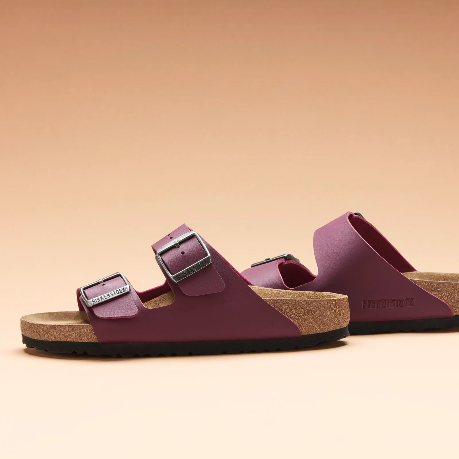 Birkenstock Arizona Slide Sandal (Women) - Zinfandel Birko-Flor - Image 5