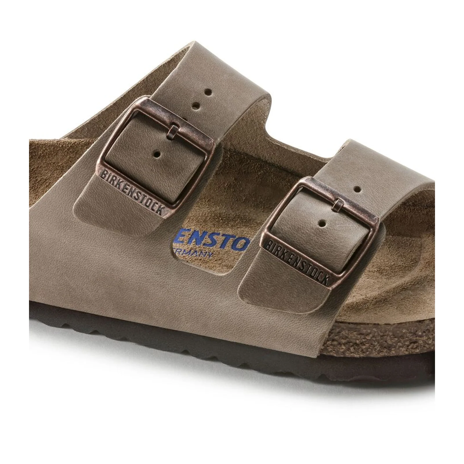 Birkenstock Arizona Soft Footbed Slide Sandal (Unisex) - Tobacco Oiled Leather - Image 5