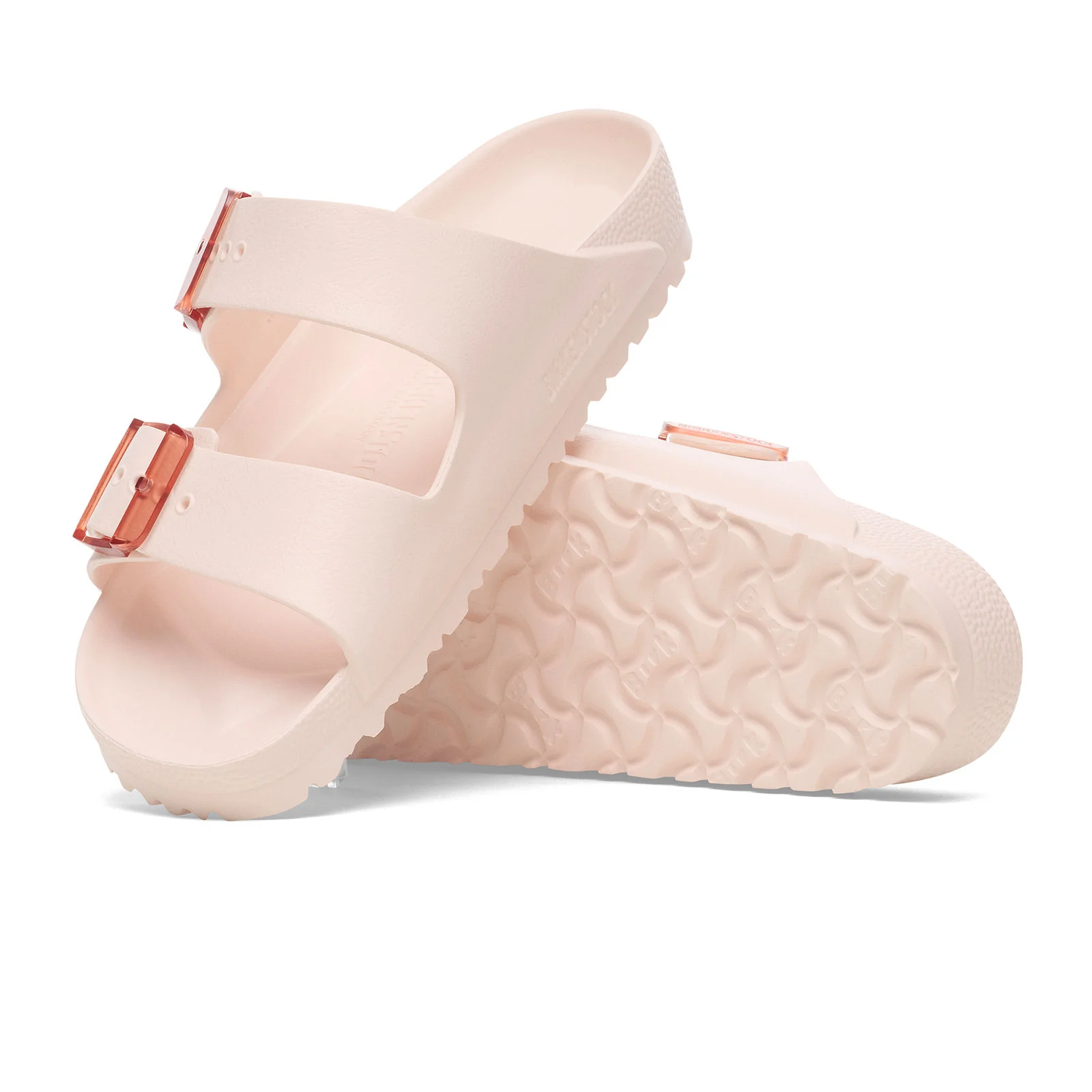 Birkenstock Arizona Stealth Buckle EVA Slide Sandal (Women) - Light Rose - Image 3