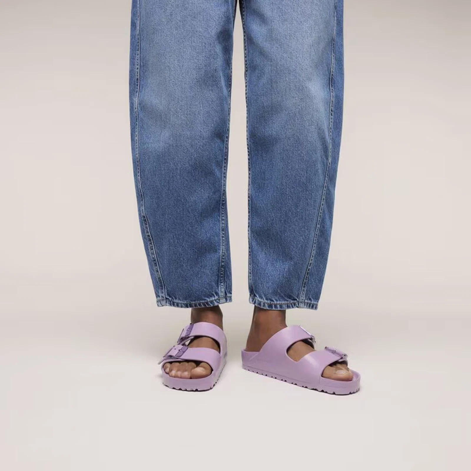 Birkenstock Arizona Stealth Buckle EVA Slide Sandal (Women) - Mauve - Image 5