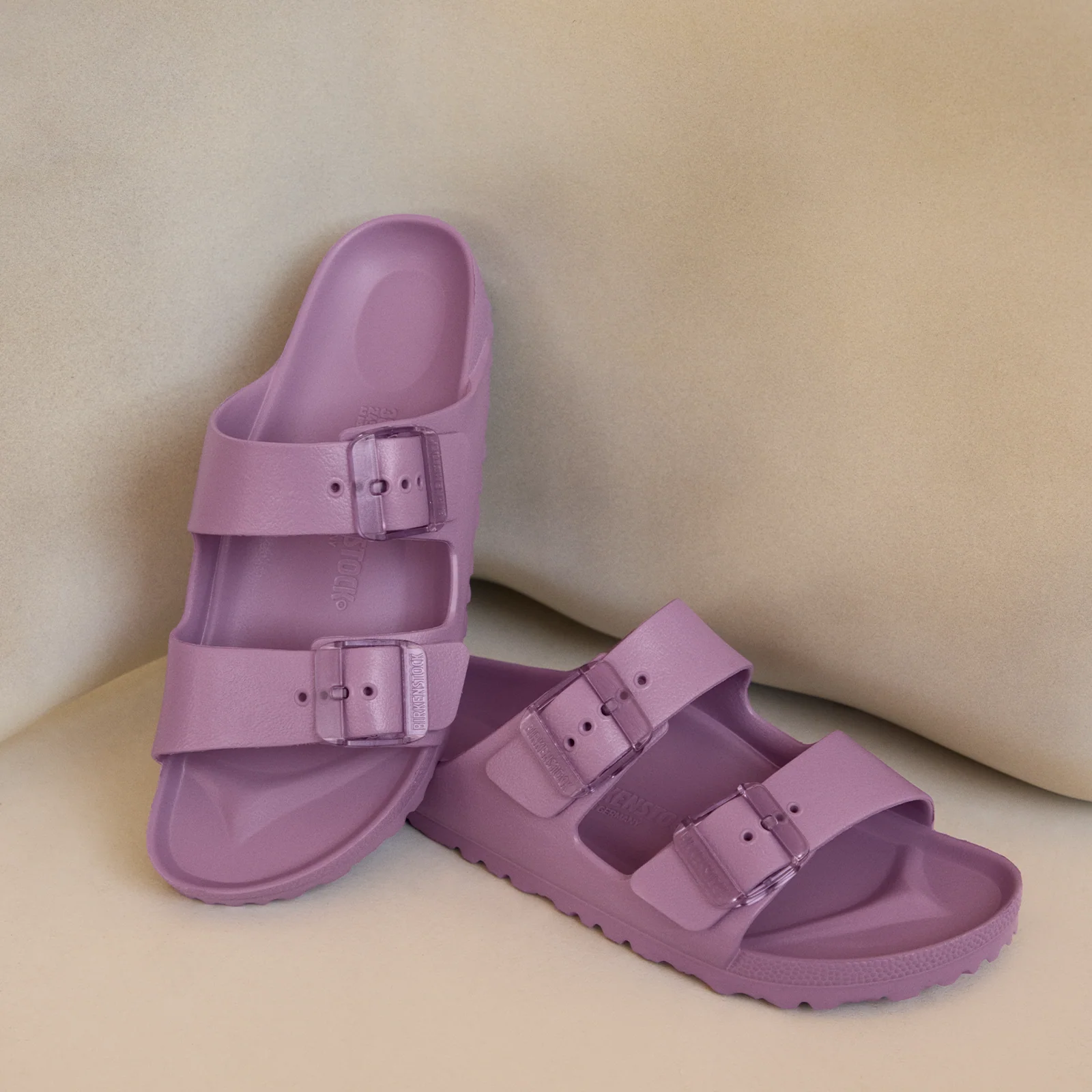 Birkenstock Arizona Stealth Buckle EVA Slide Sandal (Women) - Mauve - Image 7