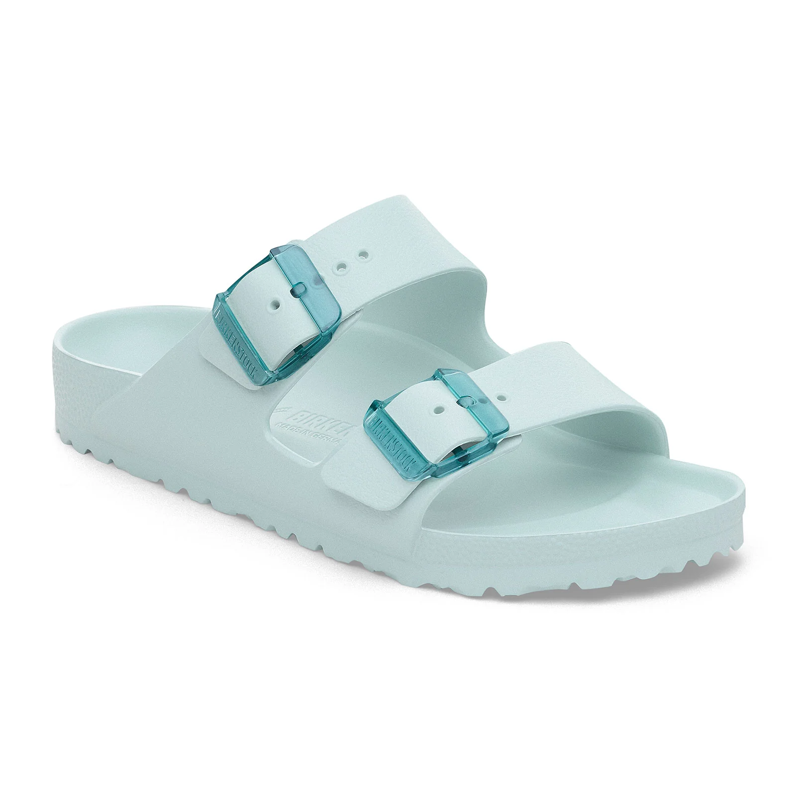 Birkenstock Arizona Stealth Buckle EVA Slide Sandal (Women) - Surf Green