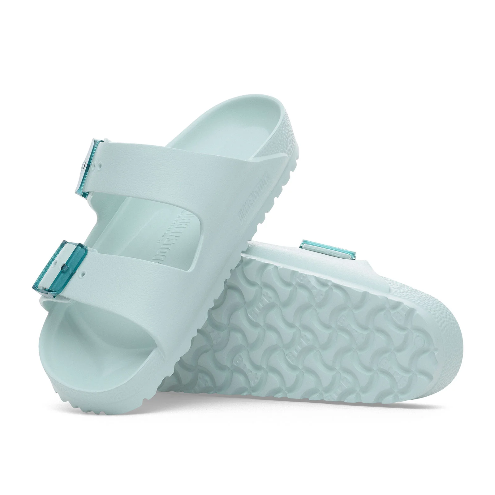 Birkenstock Arizona Stealth Buckle EVA Slide Sandal (Women) - Surf Green - Image 3