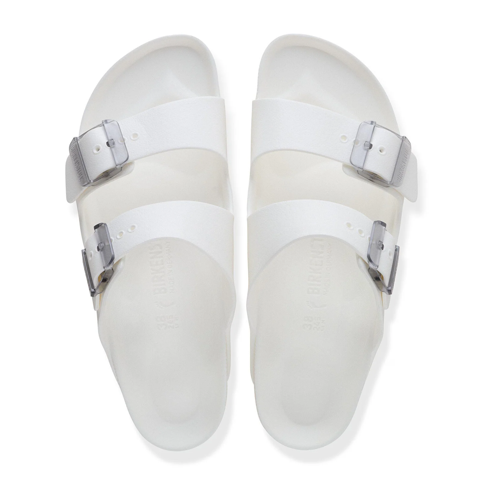 Birkenstock Arizona Stealth Buckle EVA Slide Sandal (Women) - White - Image 2