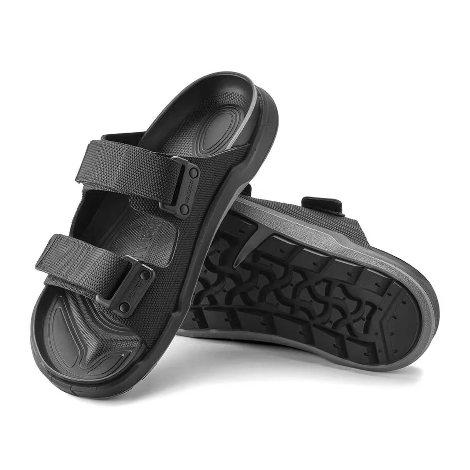 Birkenstock Atacama Slide Sandal (Men) - Black Birko-Flor Futura - Image 3