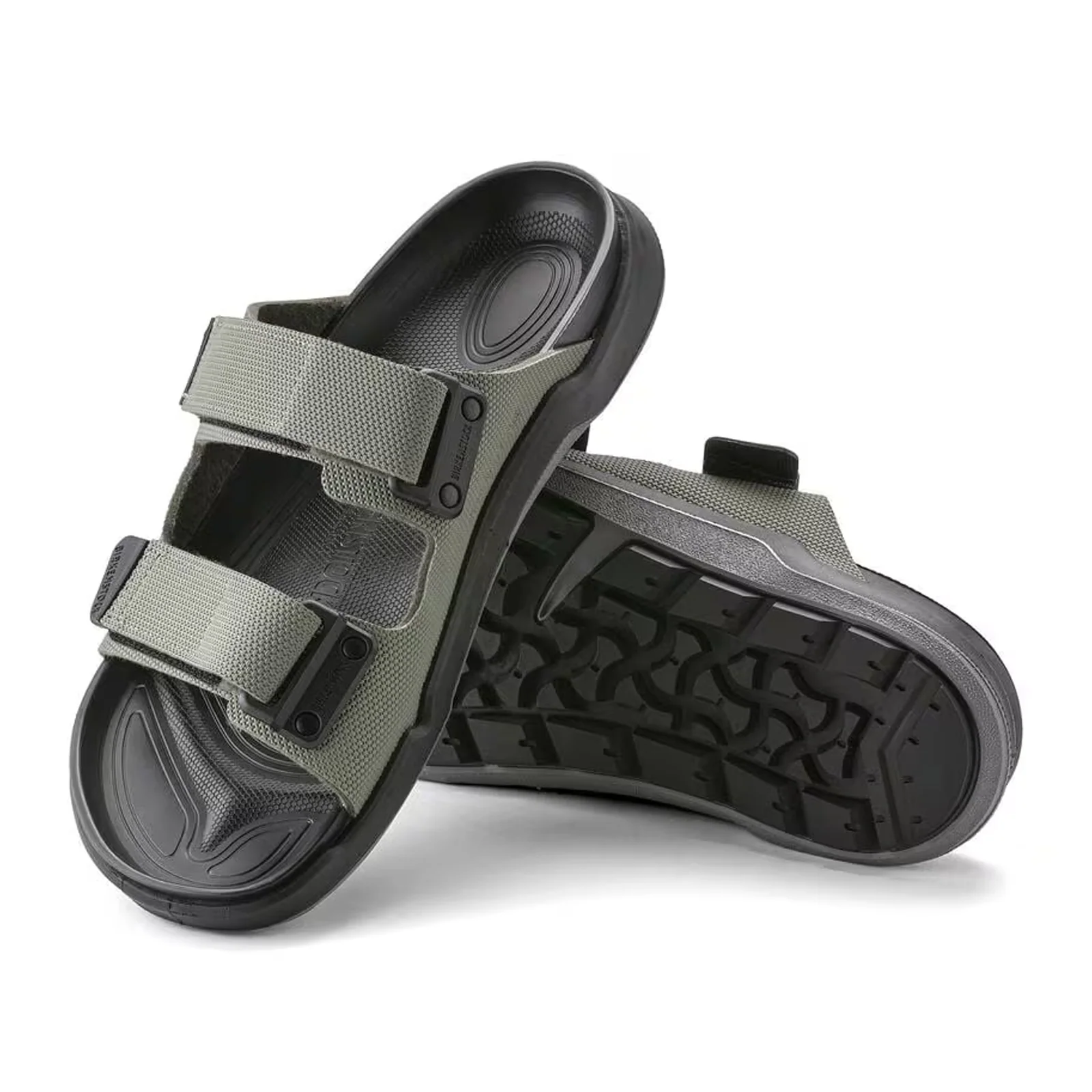Birkenstock Atacama Slide Sandal (Men) - Khaki Birko-Flor Futura - Image 3