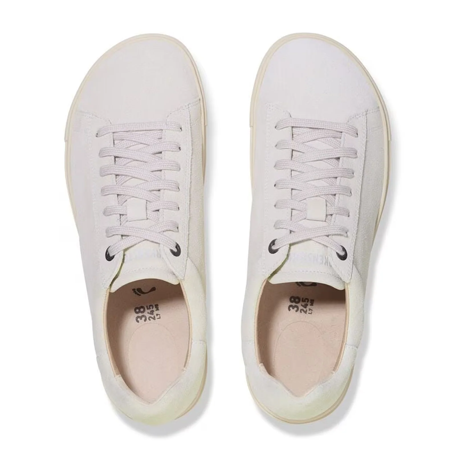 Birkenstock Bend Narrow Sneaker (Women) - Antique White Suede - Image 2