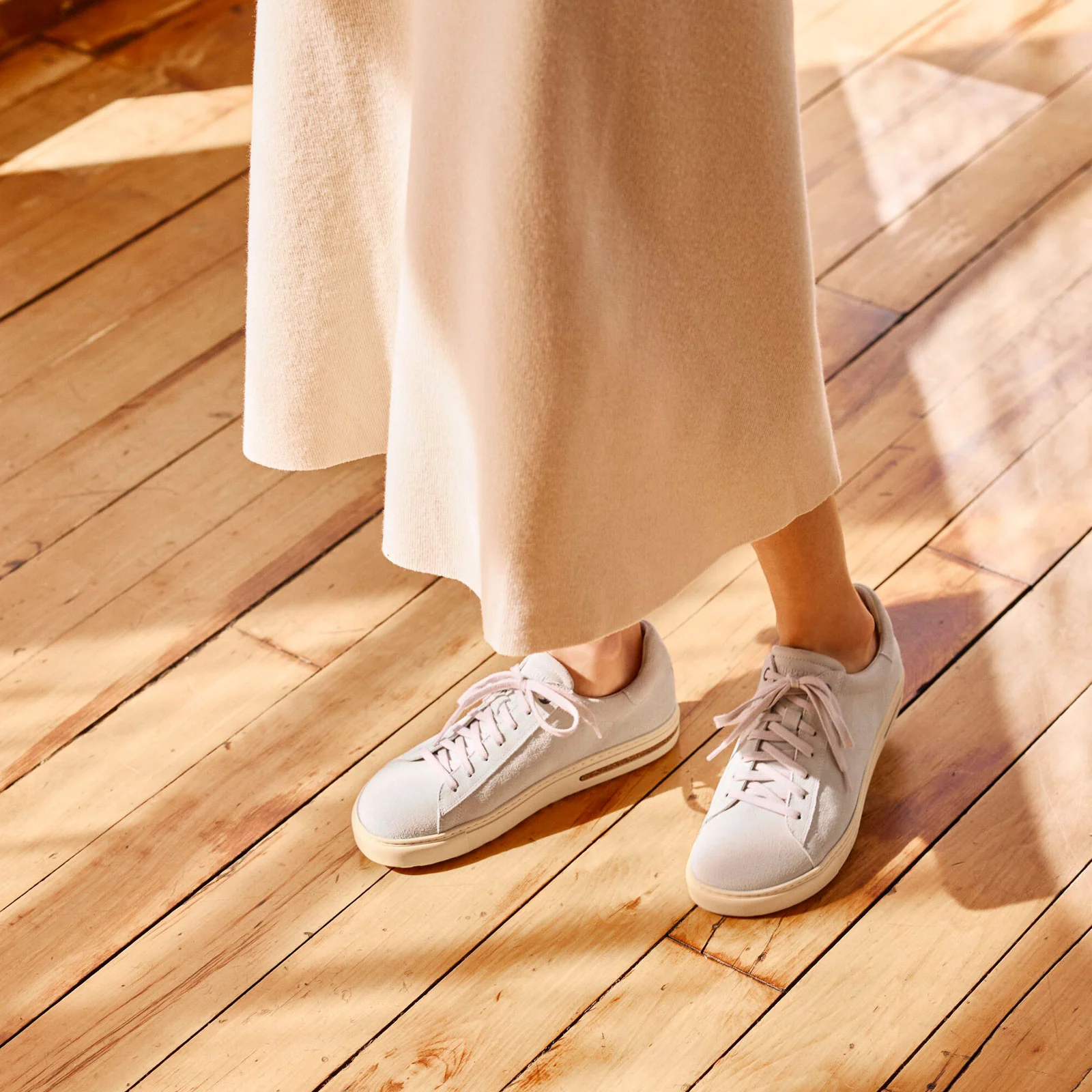 Birkenstock Bend Narrow Sneaker (Women) - Antique White Suede - Image 8