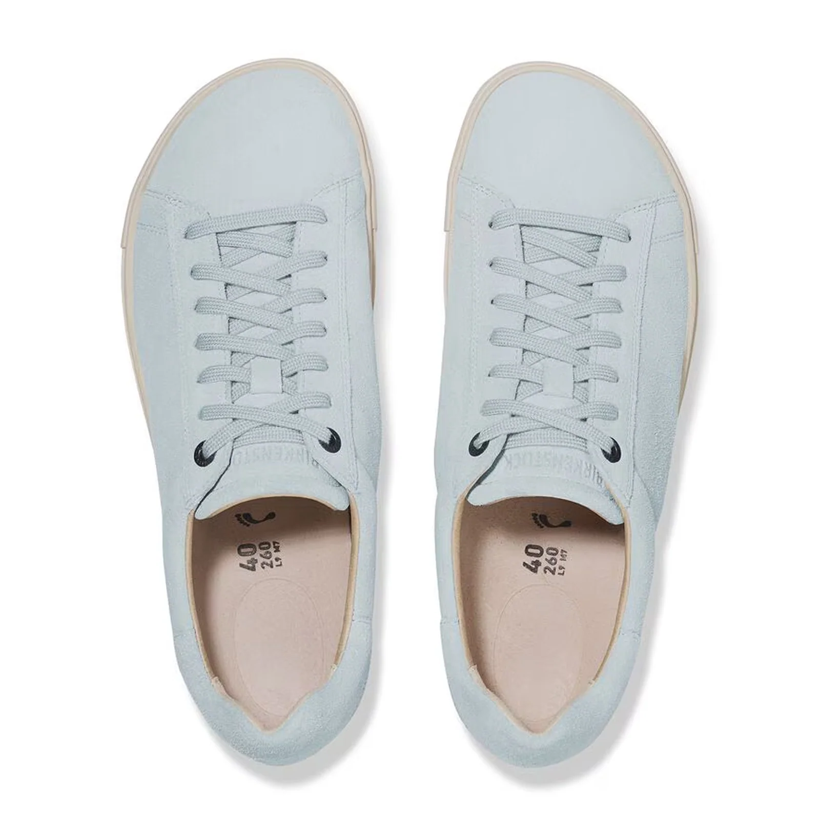 Birkenstock Bend Narrow Sneaker (Women) - Baby Blue Suede - Image 2