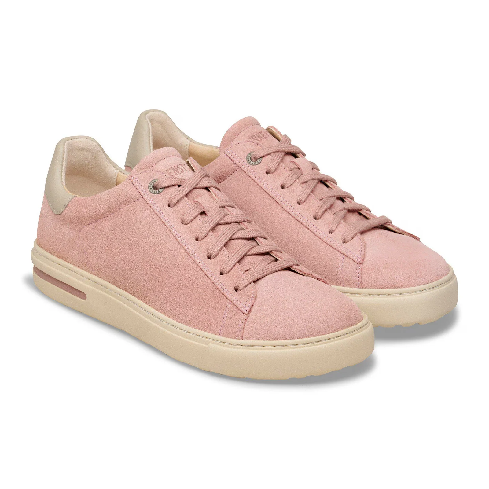 Birkenstock Bend Narrow Sneaker (Women) - Pink Clay/Oyster Suede - Image 4