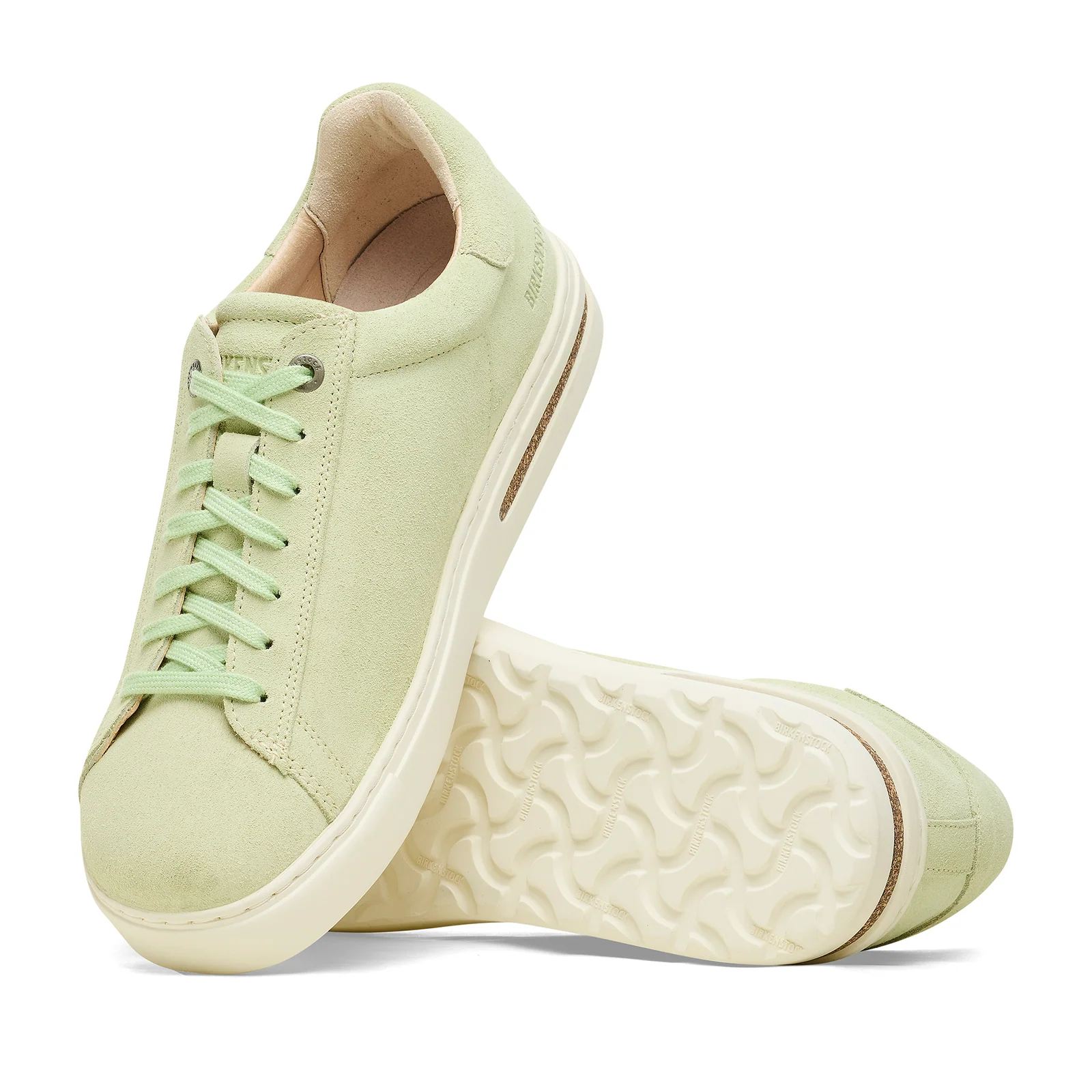 Birkenstock Bend Narrow Sneaker (Women) - Faded Lime Suede - Image 3