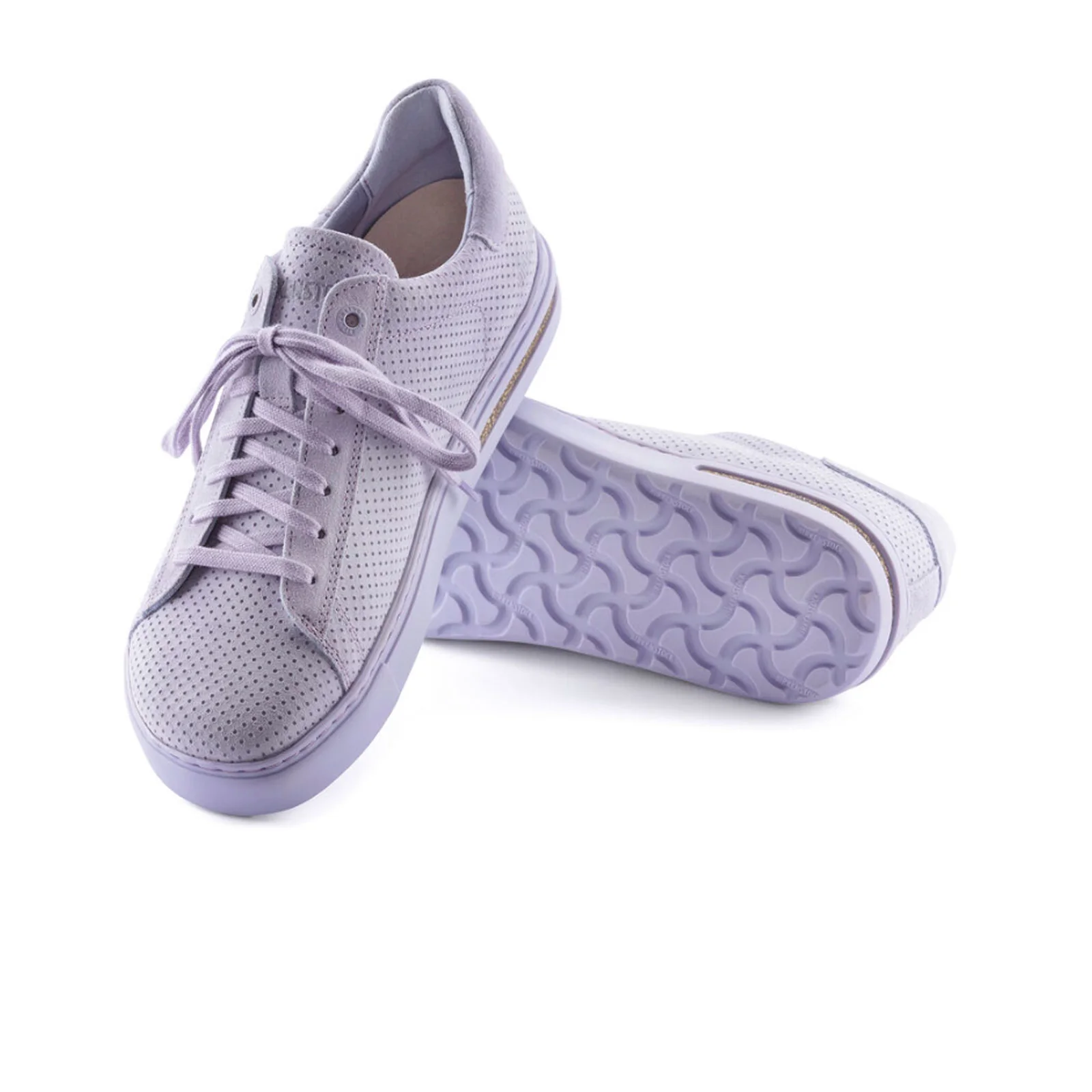 Birkenstock Bend Narrow Sneaker (Women) - Purple Fog Embossed Suede - Image 3